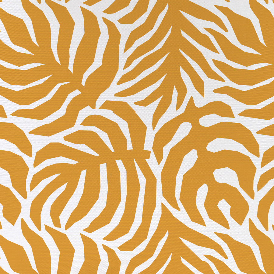 Cushion Cover-Coastal Fringe-Casa Palms Gold White-45cm x 45cm-1