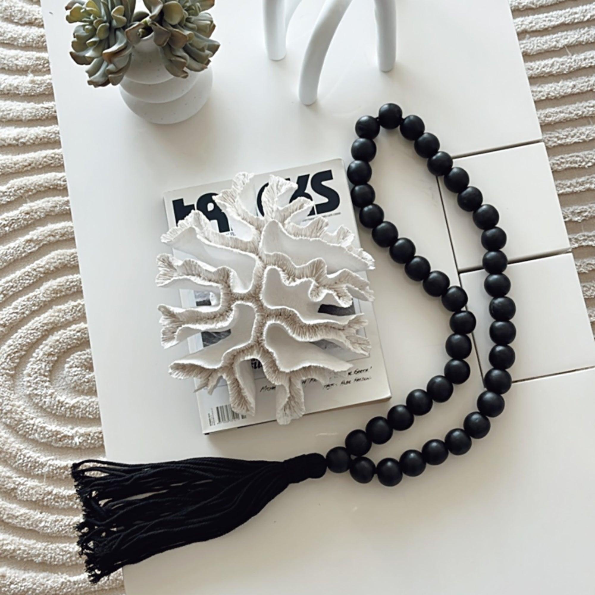 Large Wood Beads-Black - PRHOMZ