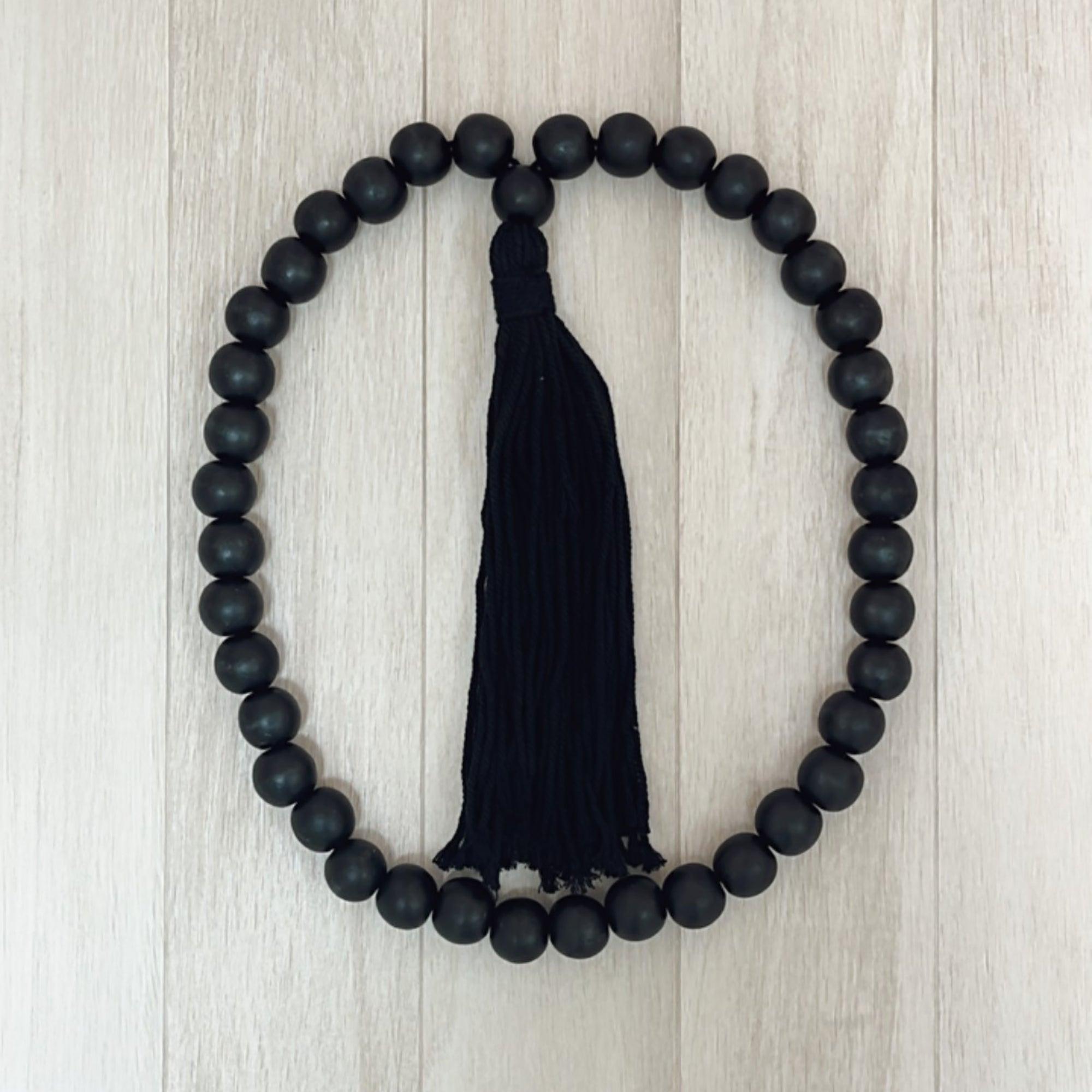 Large Wood Beads-Black - PRHOMZ