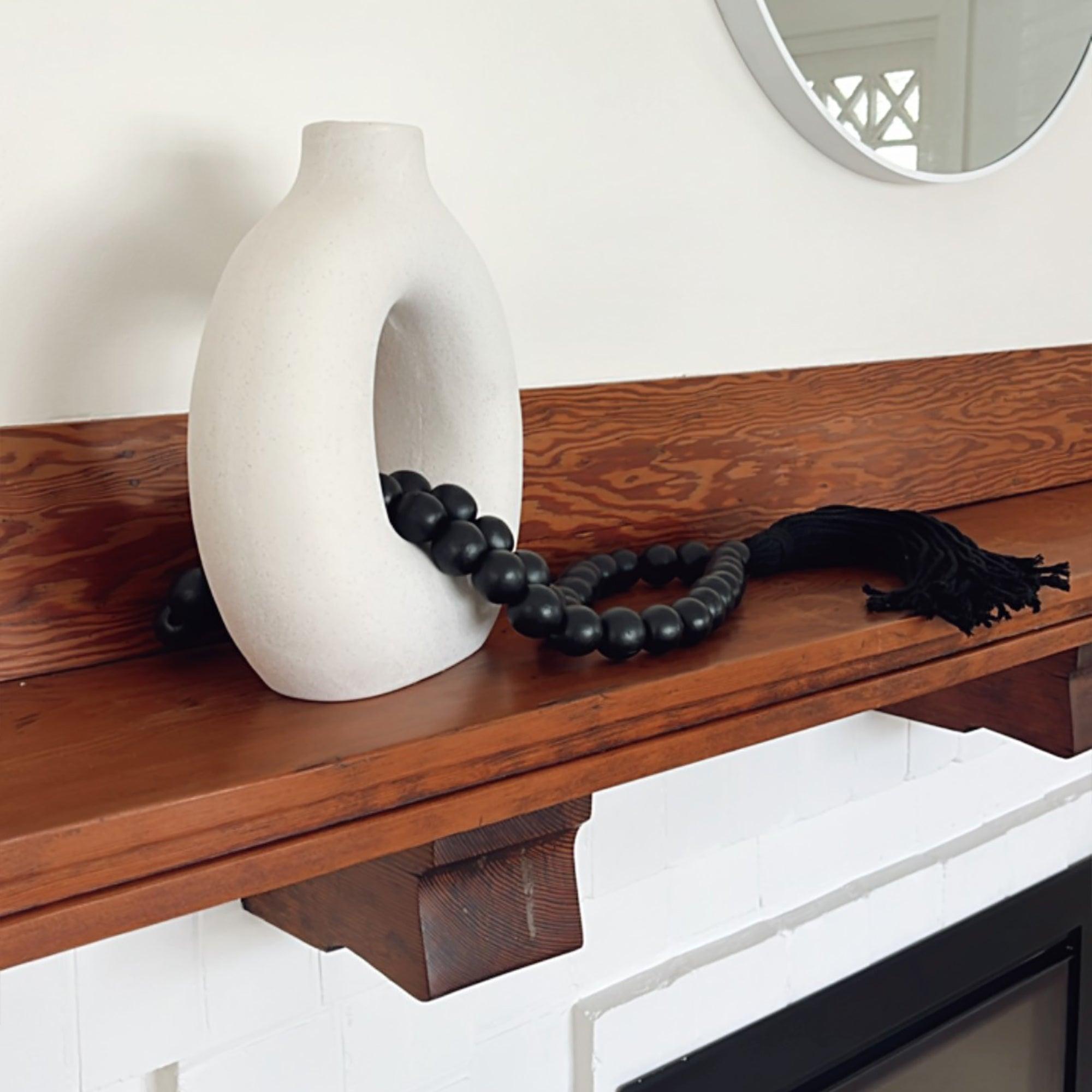 Large Wood Beads-Black - PRHOMZ