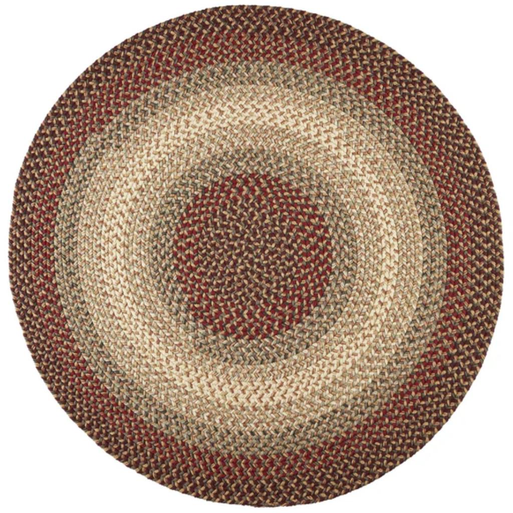 Easy Living Braided Round Reversible Area Rugs