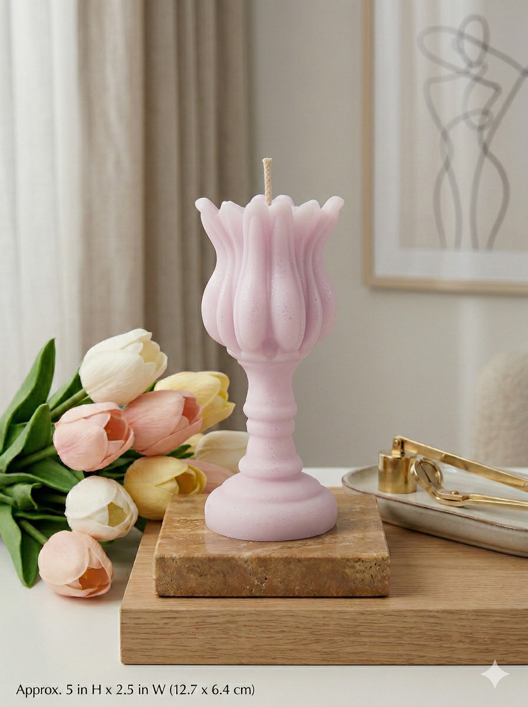 Tulip Candle | Chic Home Decor