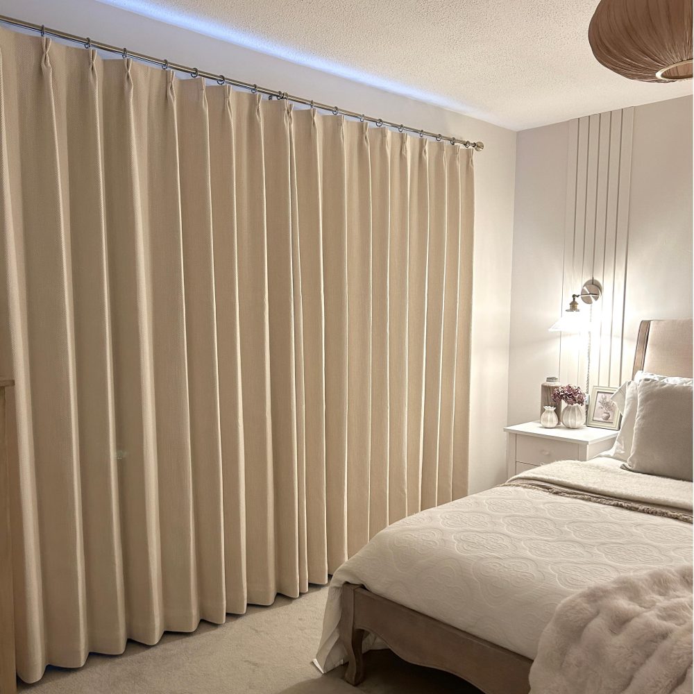 Eli Classic Herringbone Cotton Curtains