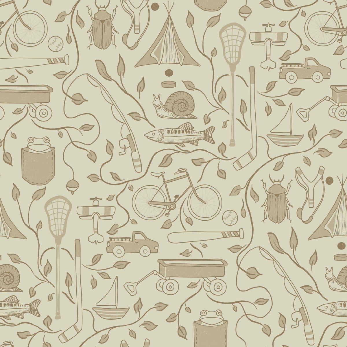 Elliot Wallpaper by Karen and Marisa Designs