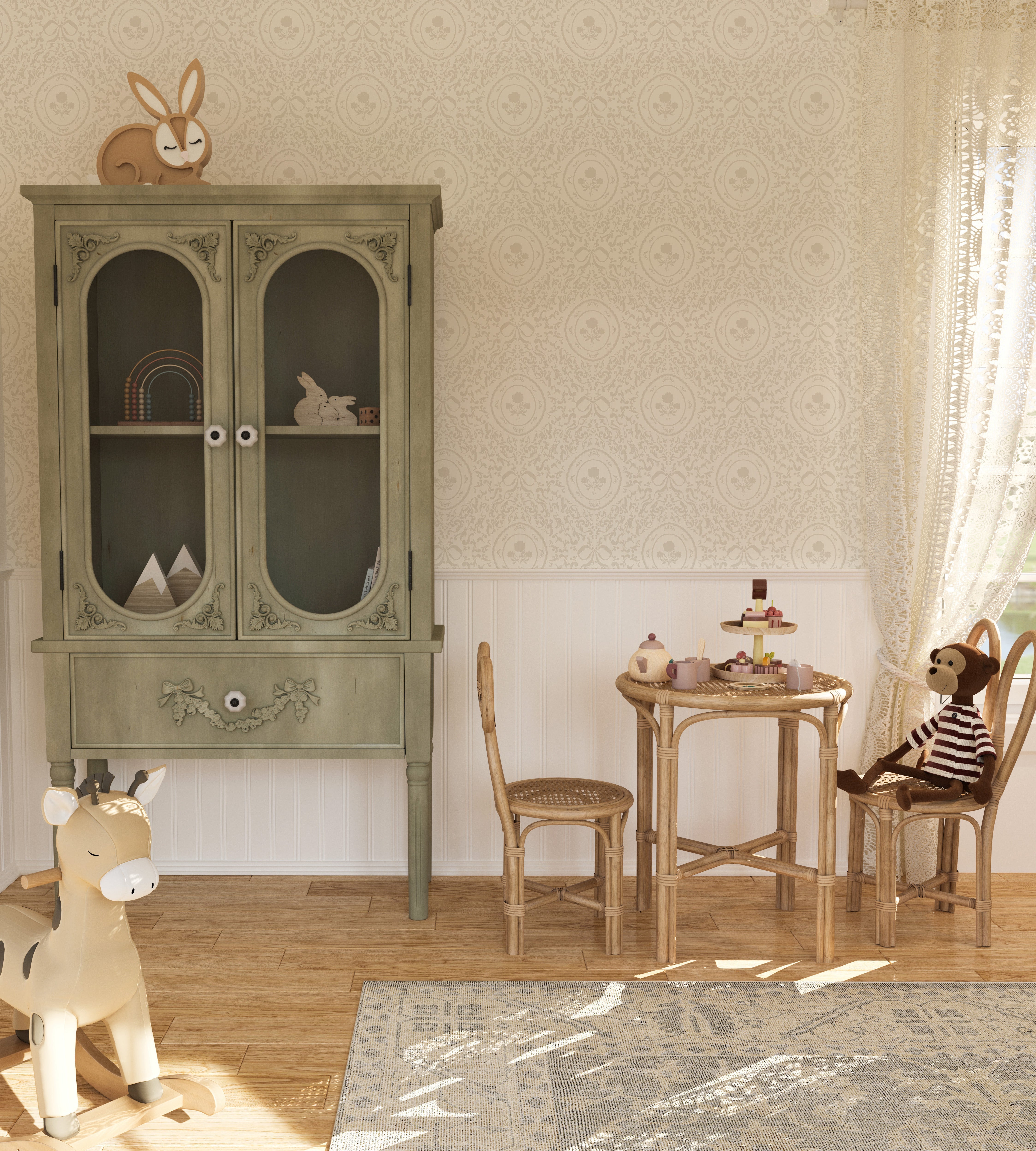 Louise Wallpaper by Ali Anni