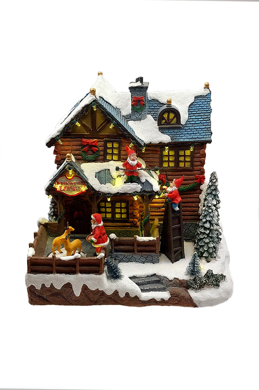Santa's Lodge - Christmas Village Collection by Wizardi F07N5-15-1