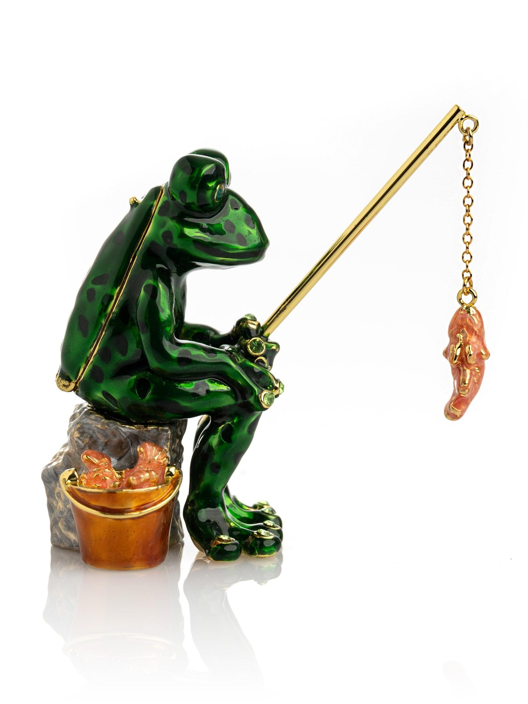 Fishing Frog trinket box - PRHOMZ