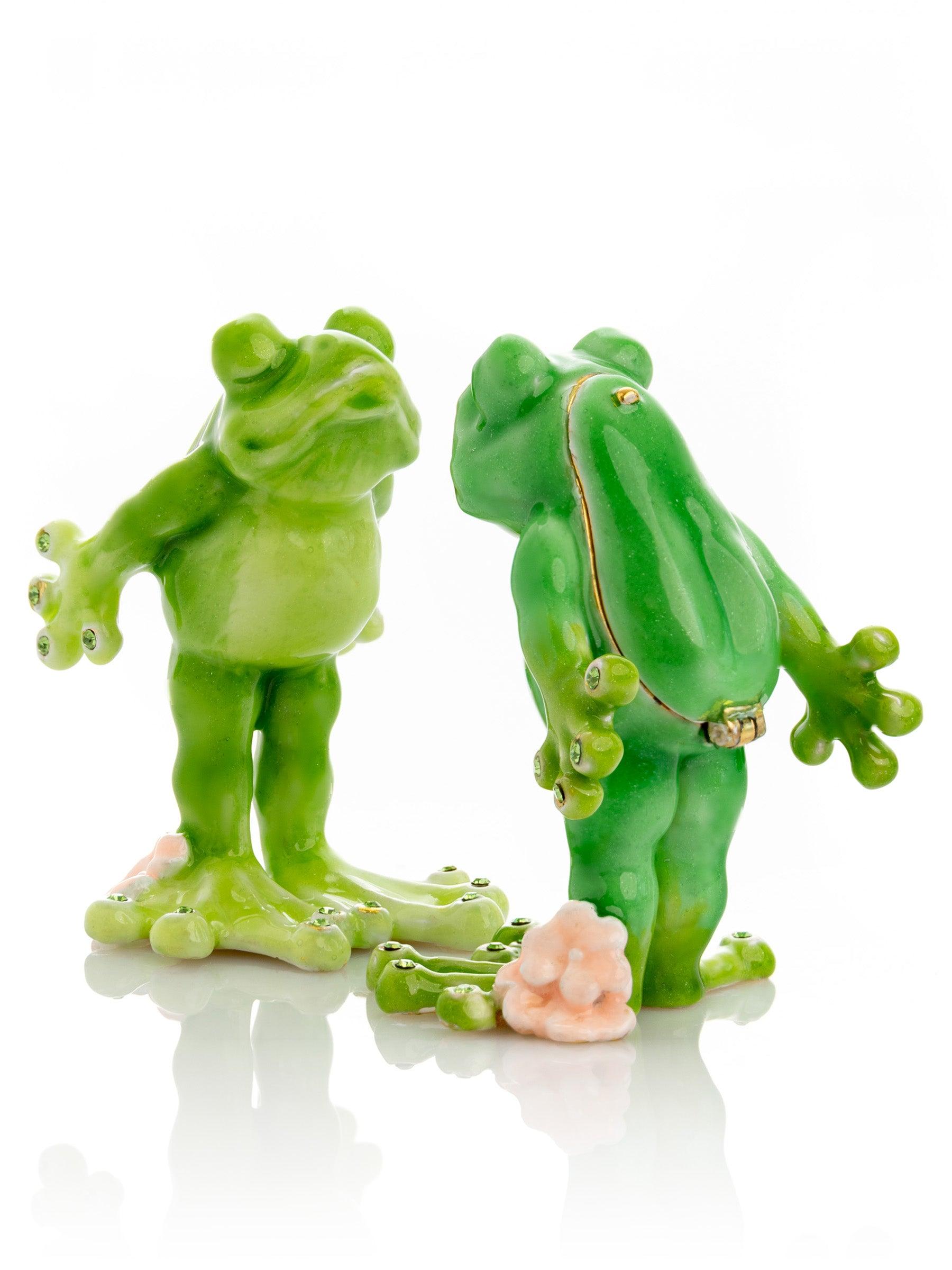 Kissing Frogs trinket box - PRHOMZ