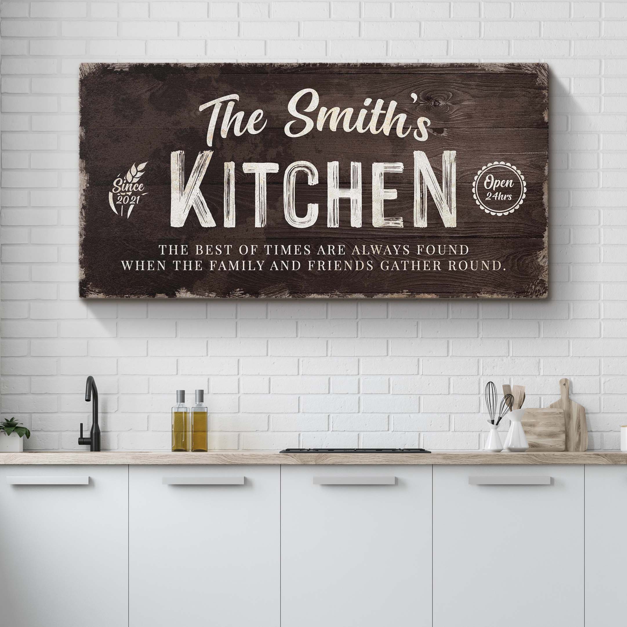 Family Kitchen Sign
