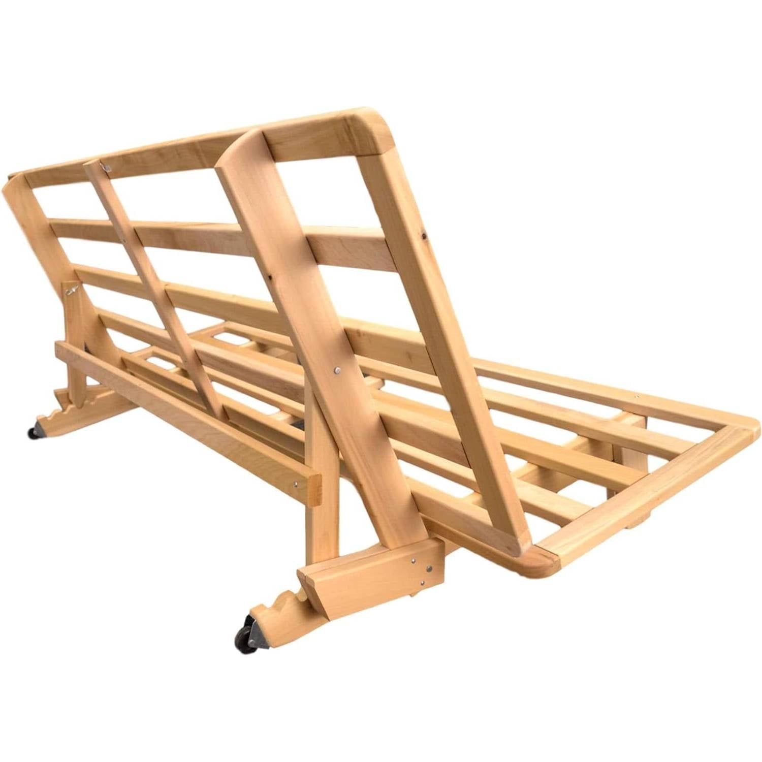 Full size Solid Wood Futon Sofa Bed Frame - Made in the USA-3