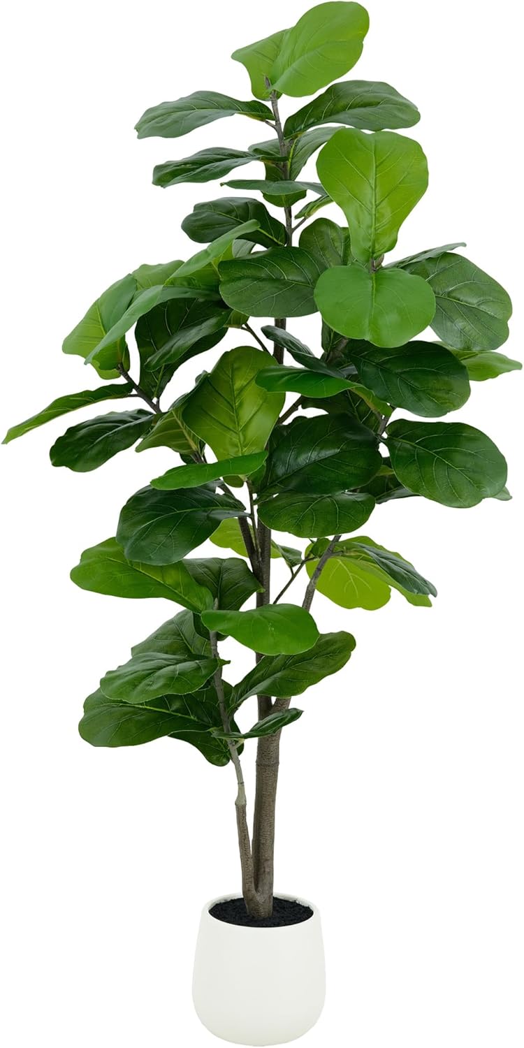 Faux Artificial Fiddle Leaf Fig Tree 6'-0