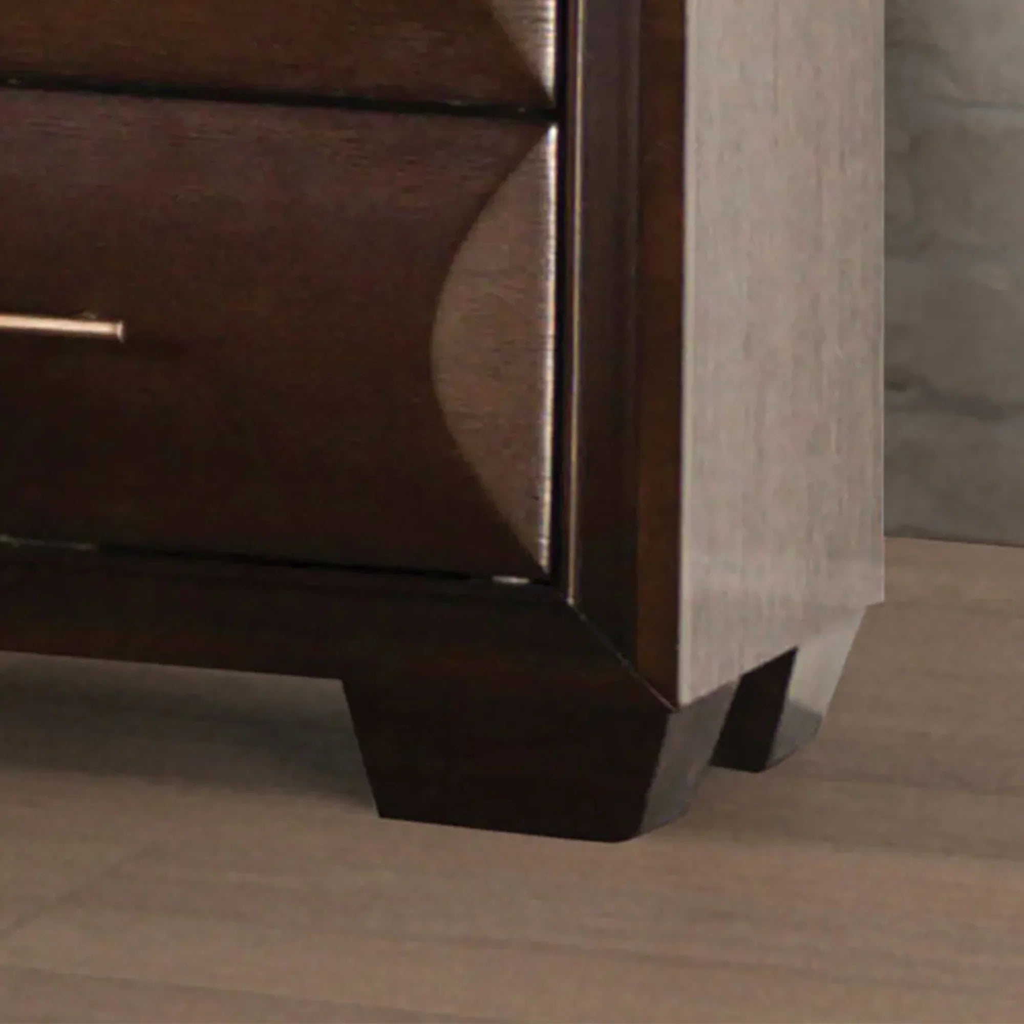 Hinwitz Transitional Solid Wood 2-Drawer Nightstand