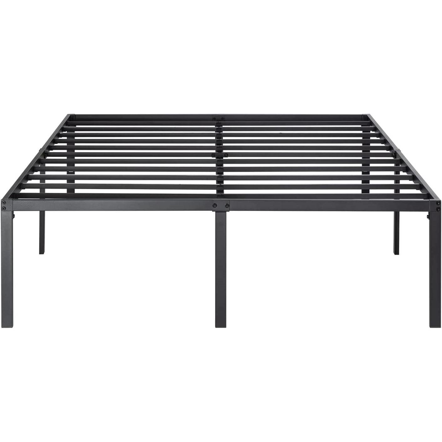 Full 18-inch Metal Platform Bed Frame with Under-Bed Storage Space - PRHOMZ