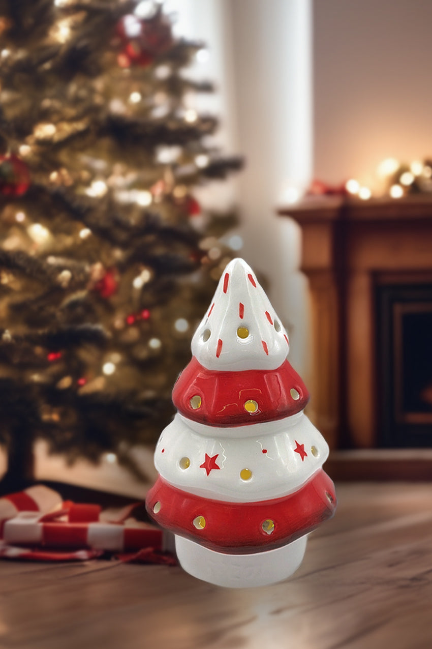 Christmas Ceramic Ornament - Christmas Tree by Wizardi F07N7-4-0
