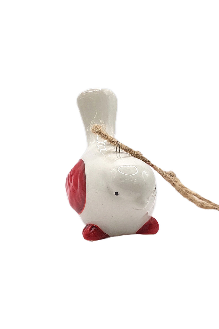 Christmas Ceramic Ornament - Bird by Wizardi F07N7-24-2