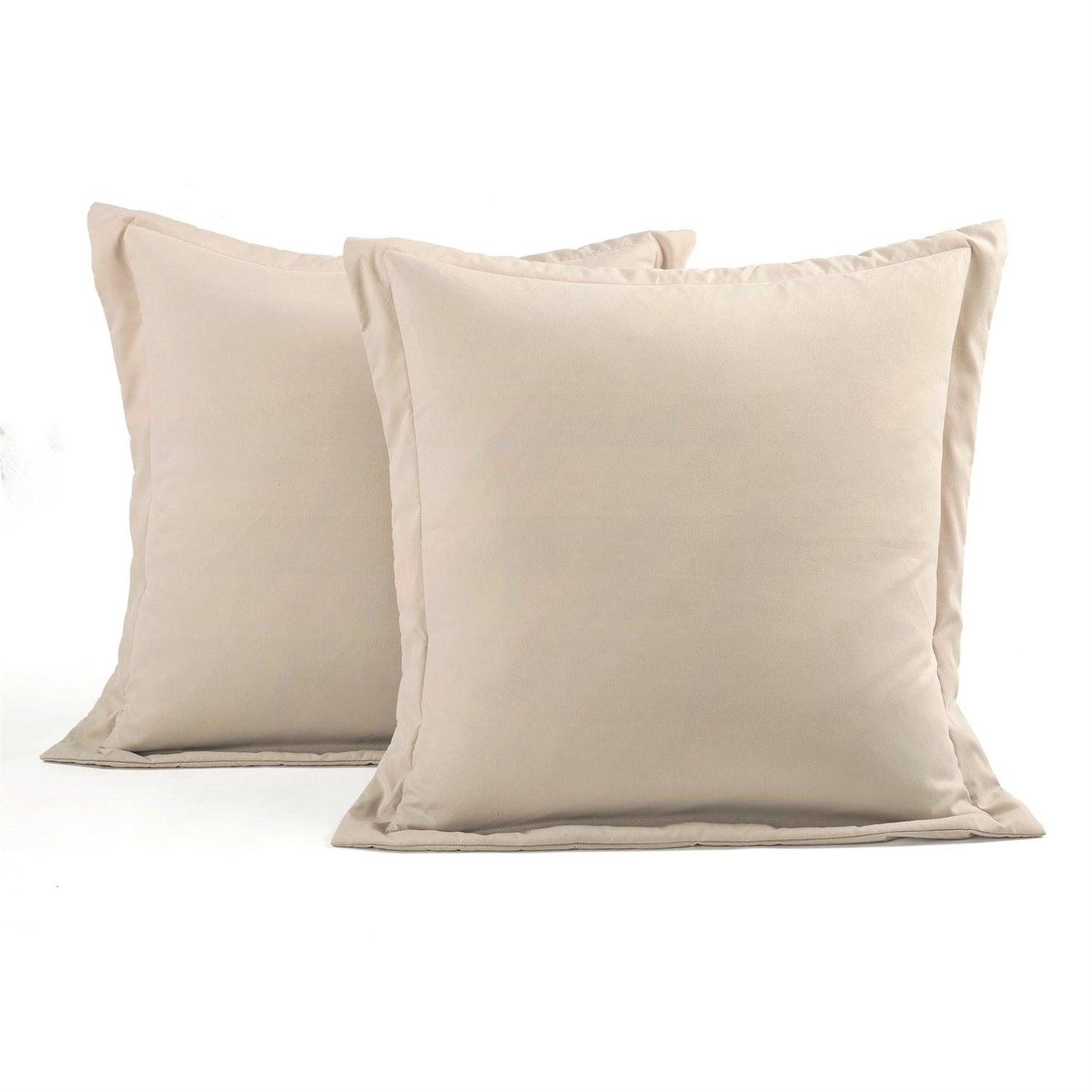 Full/Queen French Country Beige 5-Piece Lightweight Comforter Set w/ Lace Trim - PRHOMZ