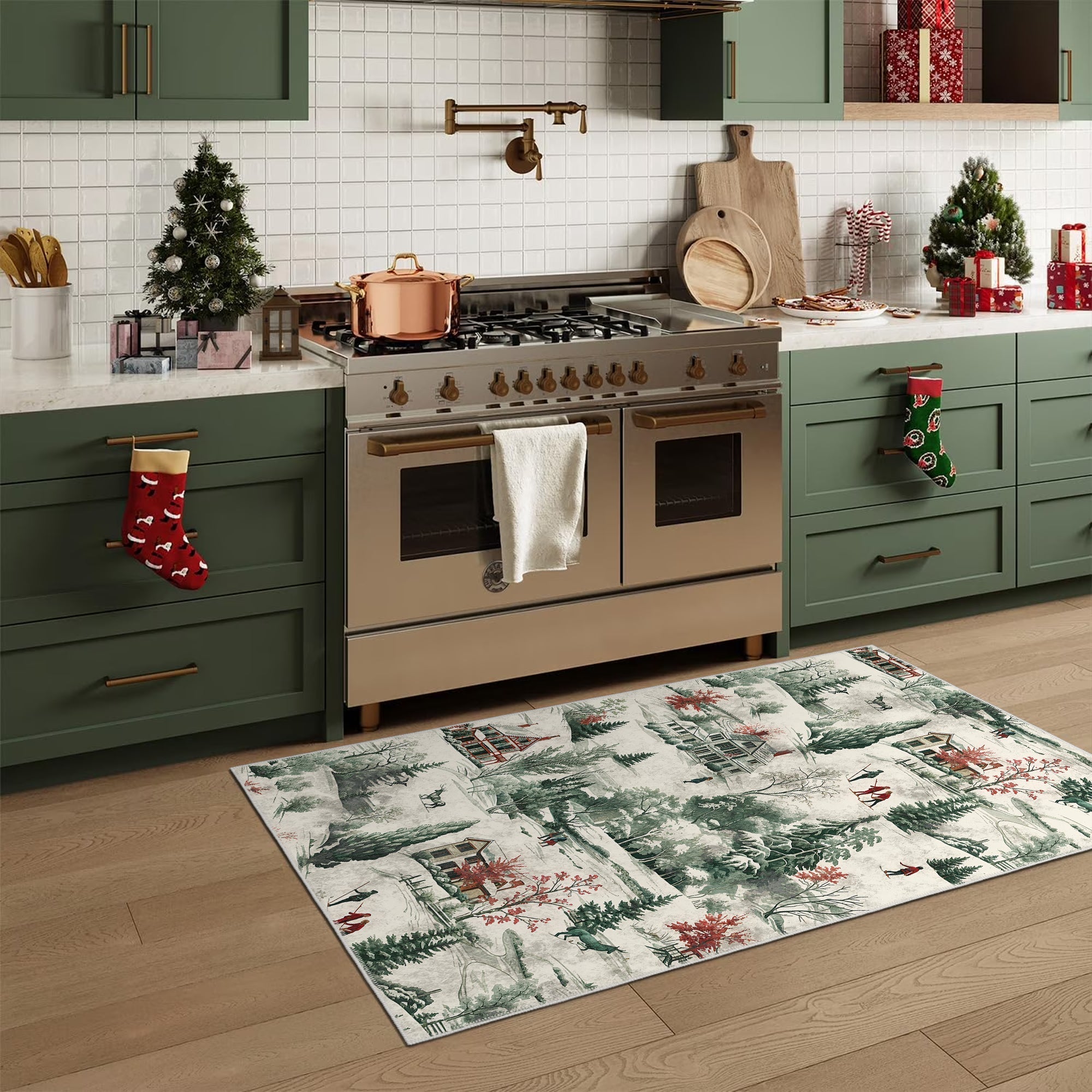 Glowmas Christmas Area Rug