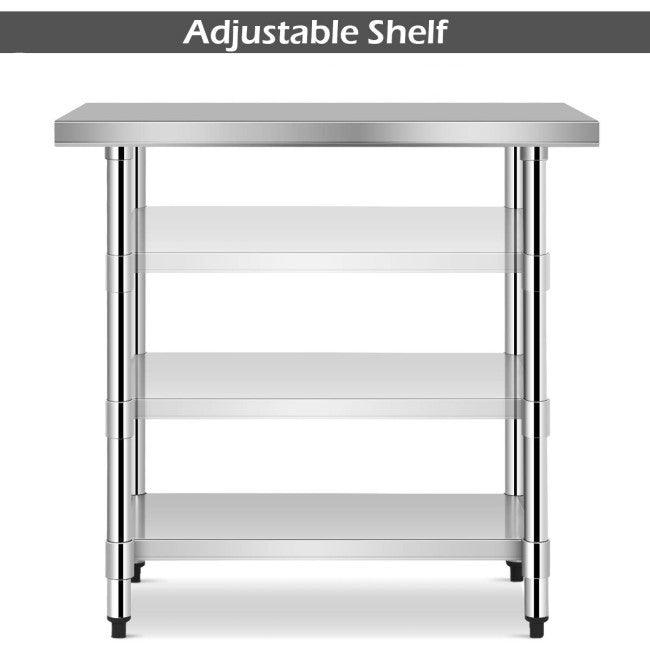 Commercial Kitchen Stainless Steel Work Table - PRHOMZ