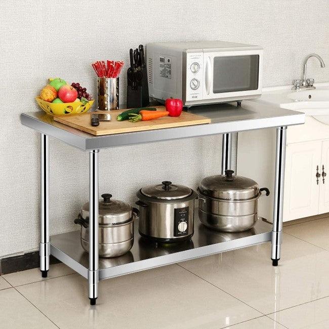 Commercial Kitchen Stainless Steel Work Table - PRHOMZ