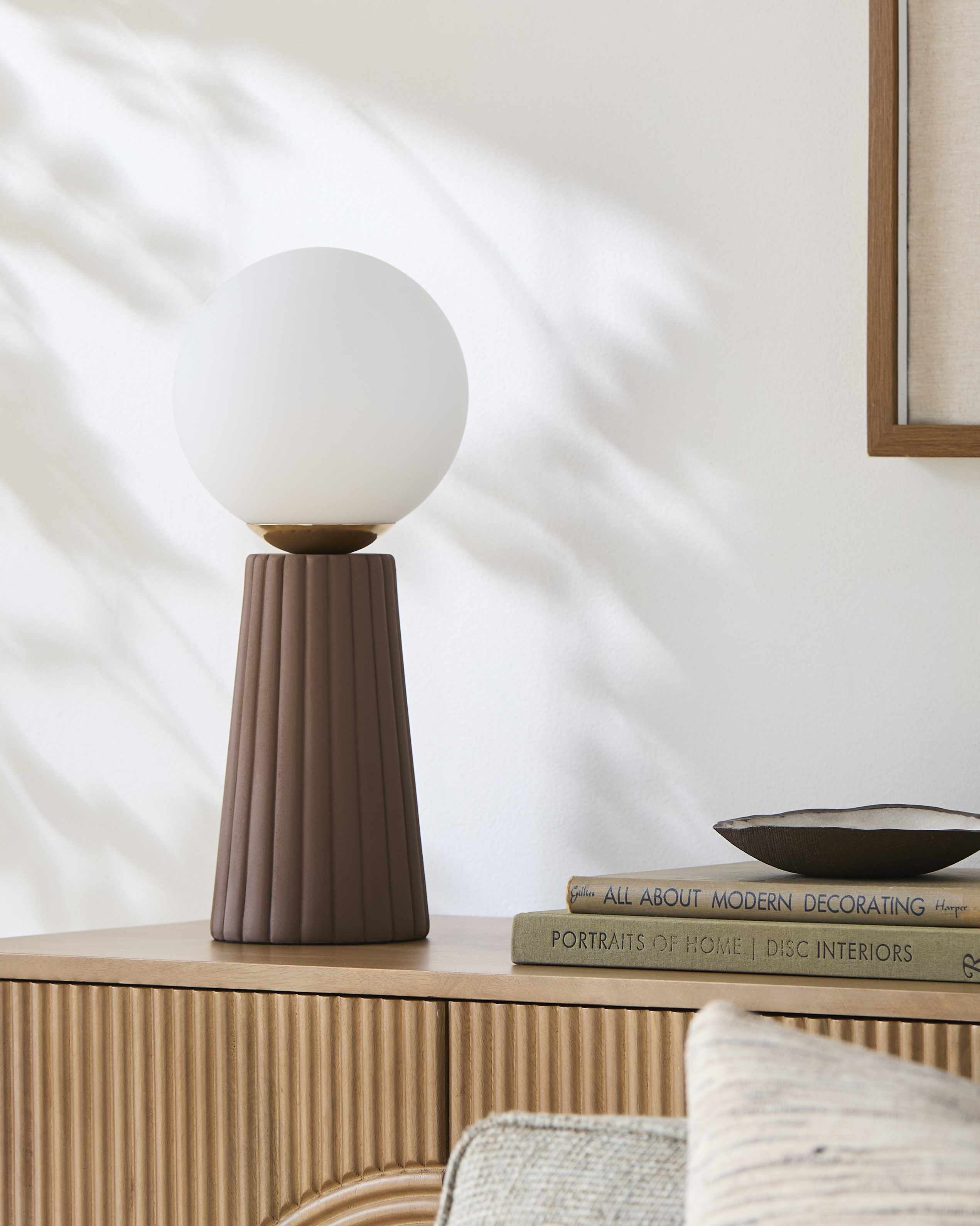 Otterwisch Dark Red Table Lamp-0