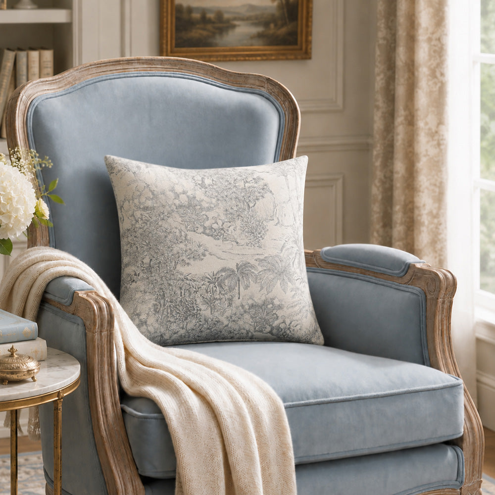 Fable Toile Scenic Pillow Covers