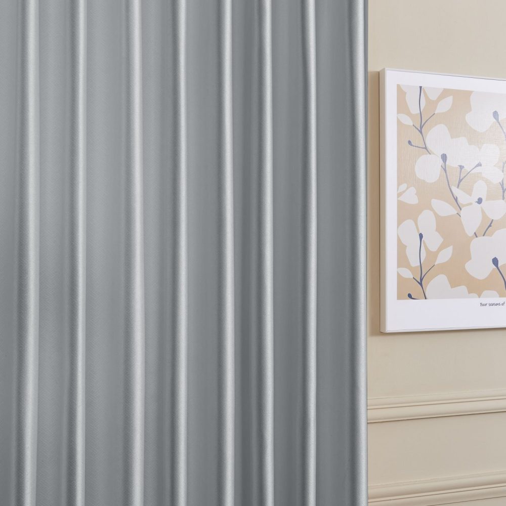 Finley Faux Satin Polyester Curtains