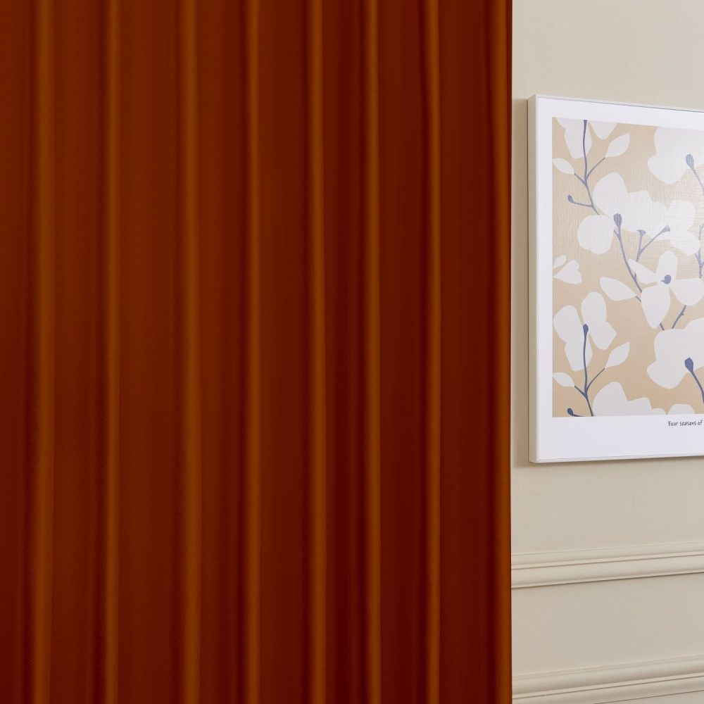 Finley Faux Satin Polyester Curtains