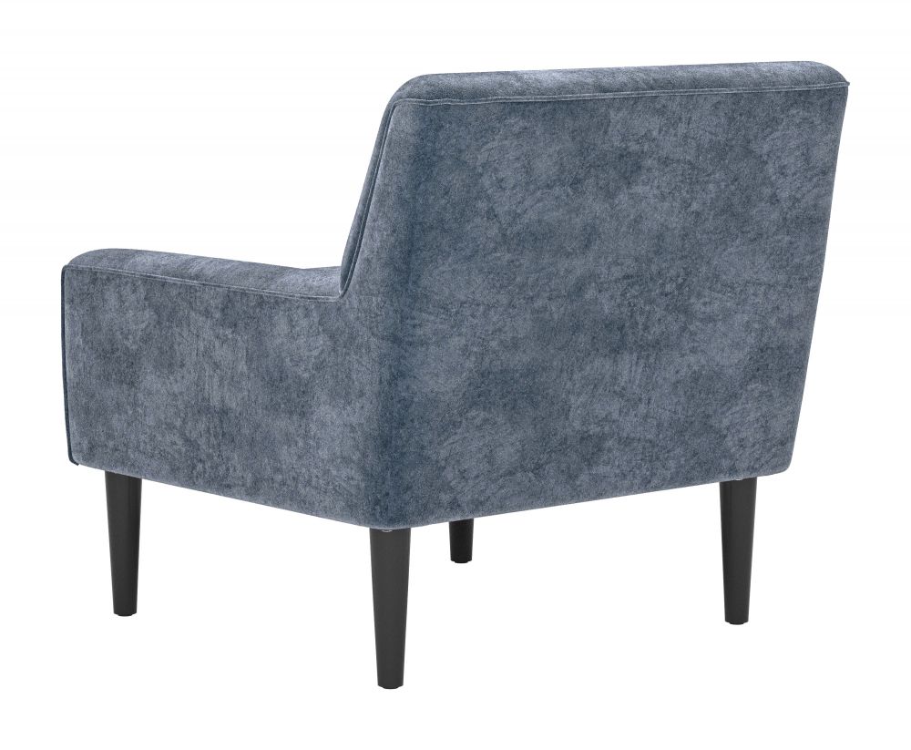 Frankfurt Blue Velvet Club Chair