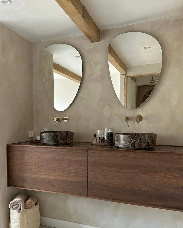 Zile Irregular Unique Modern Mirror