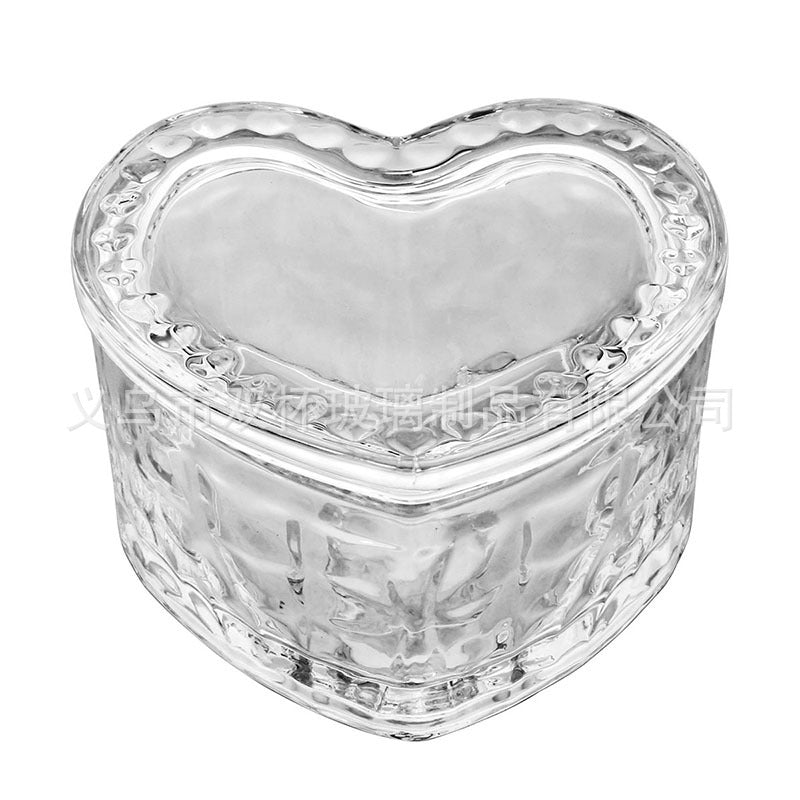 Heart Glass Storage Box