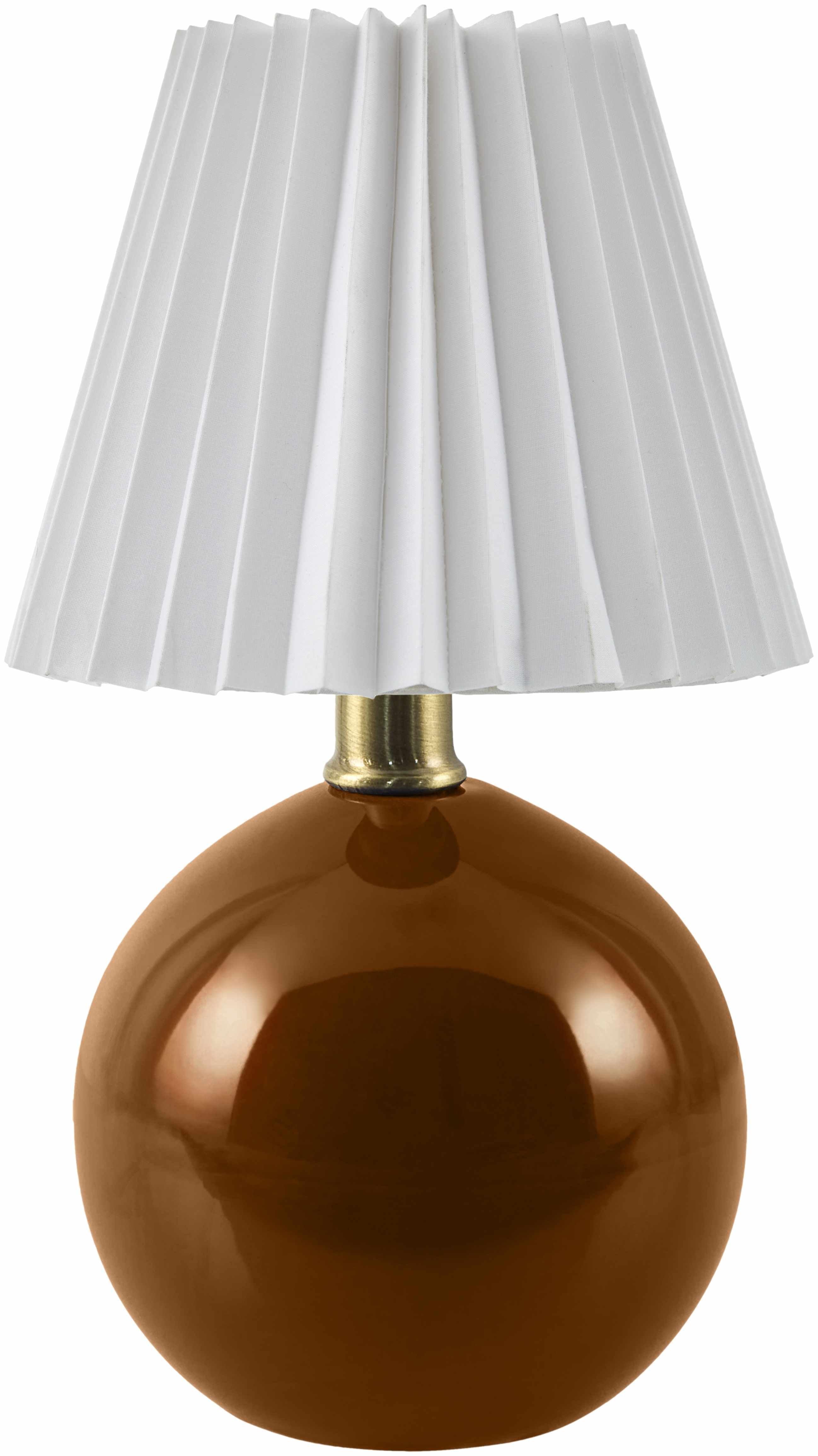 Granjenal Dark Brown Ceramic Table Lamp - PRHOMZ