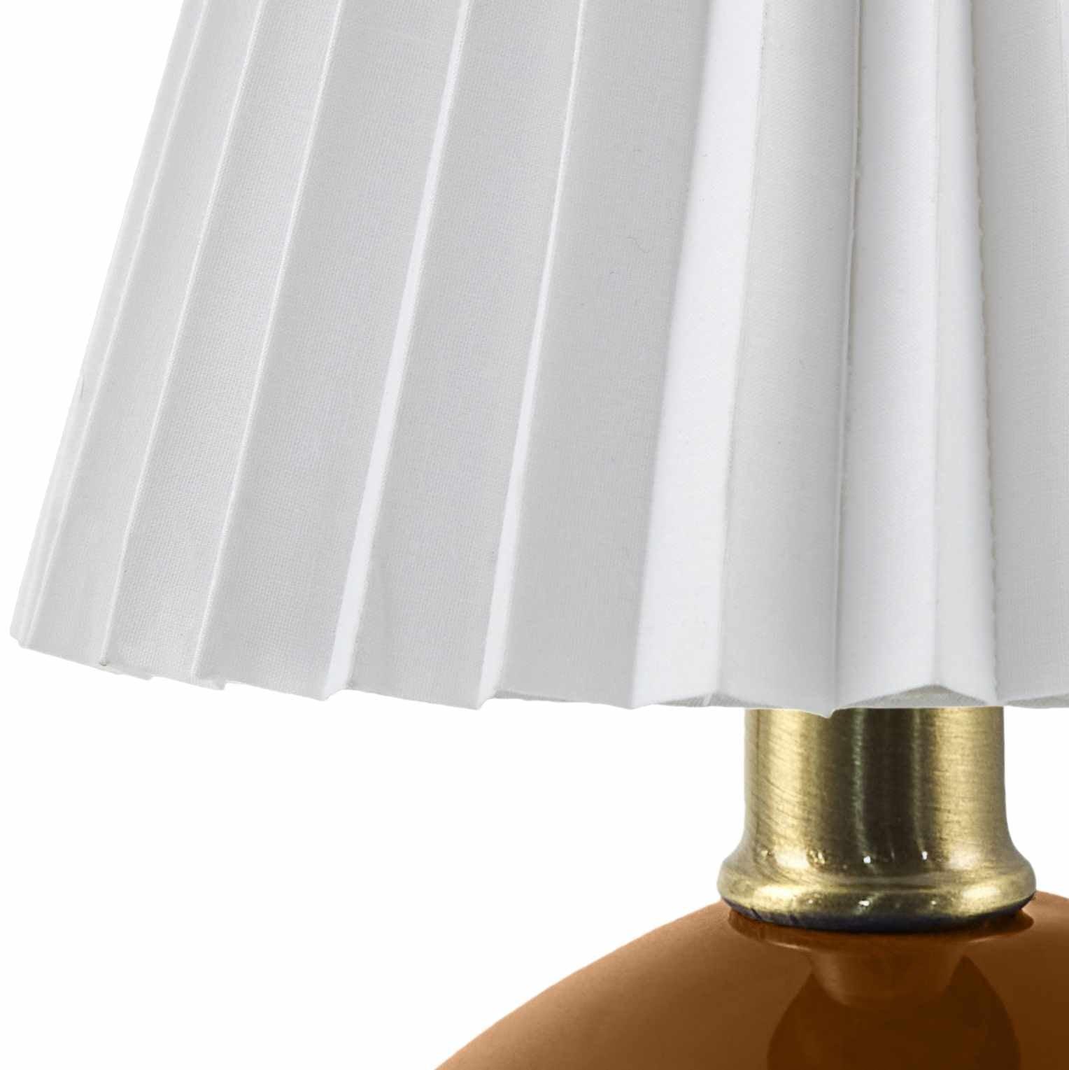 Granjenal Dark Brown Ceramic Table Lamp - PRHOMZ