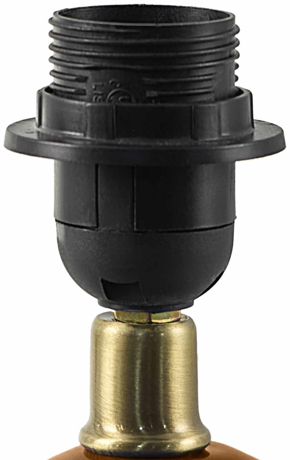 Granjenal Dark Brown Ceramic Table Lamp - PRHOMZ