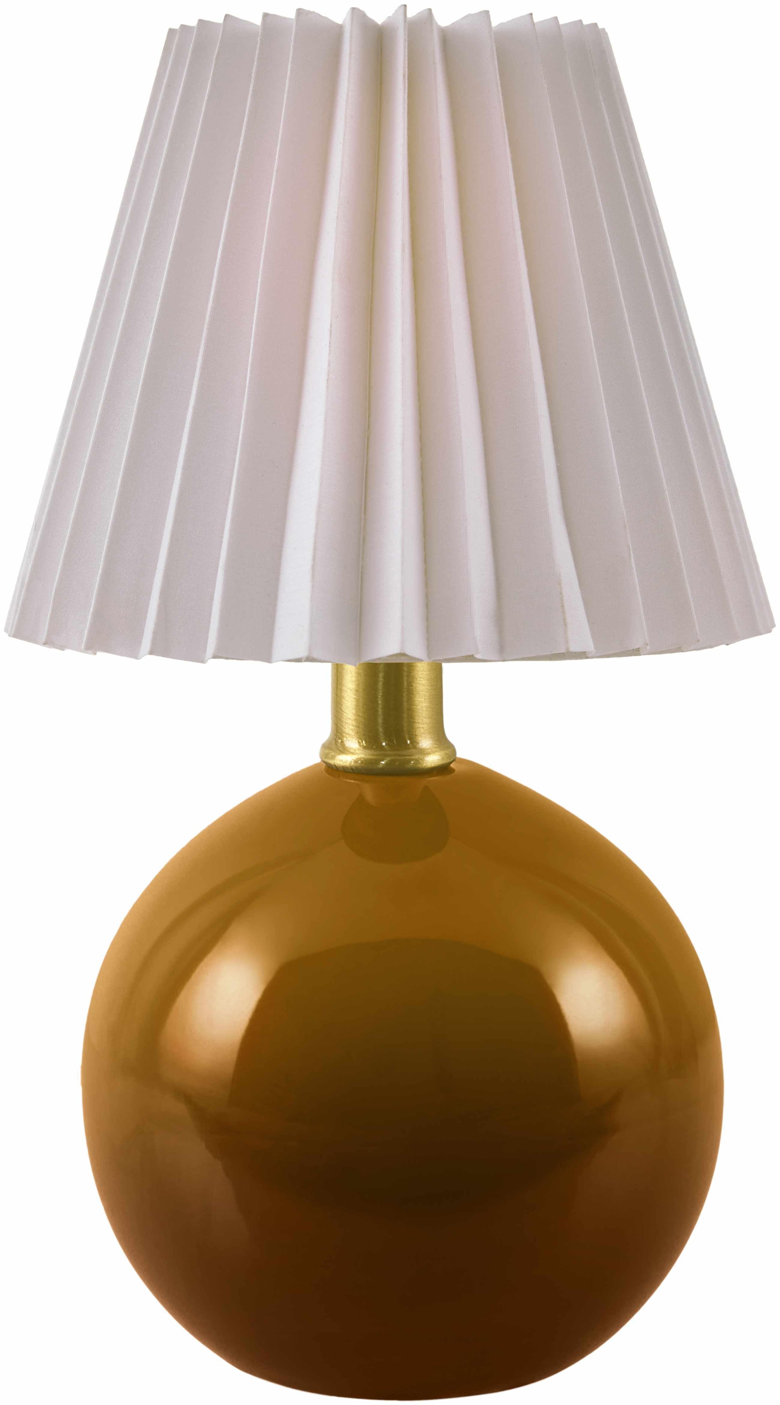 Granjenal Dark Brown Ceramic Table Lamp - PRHOMZ