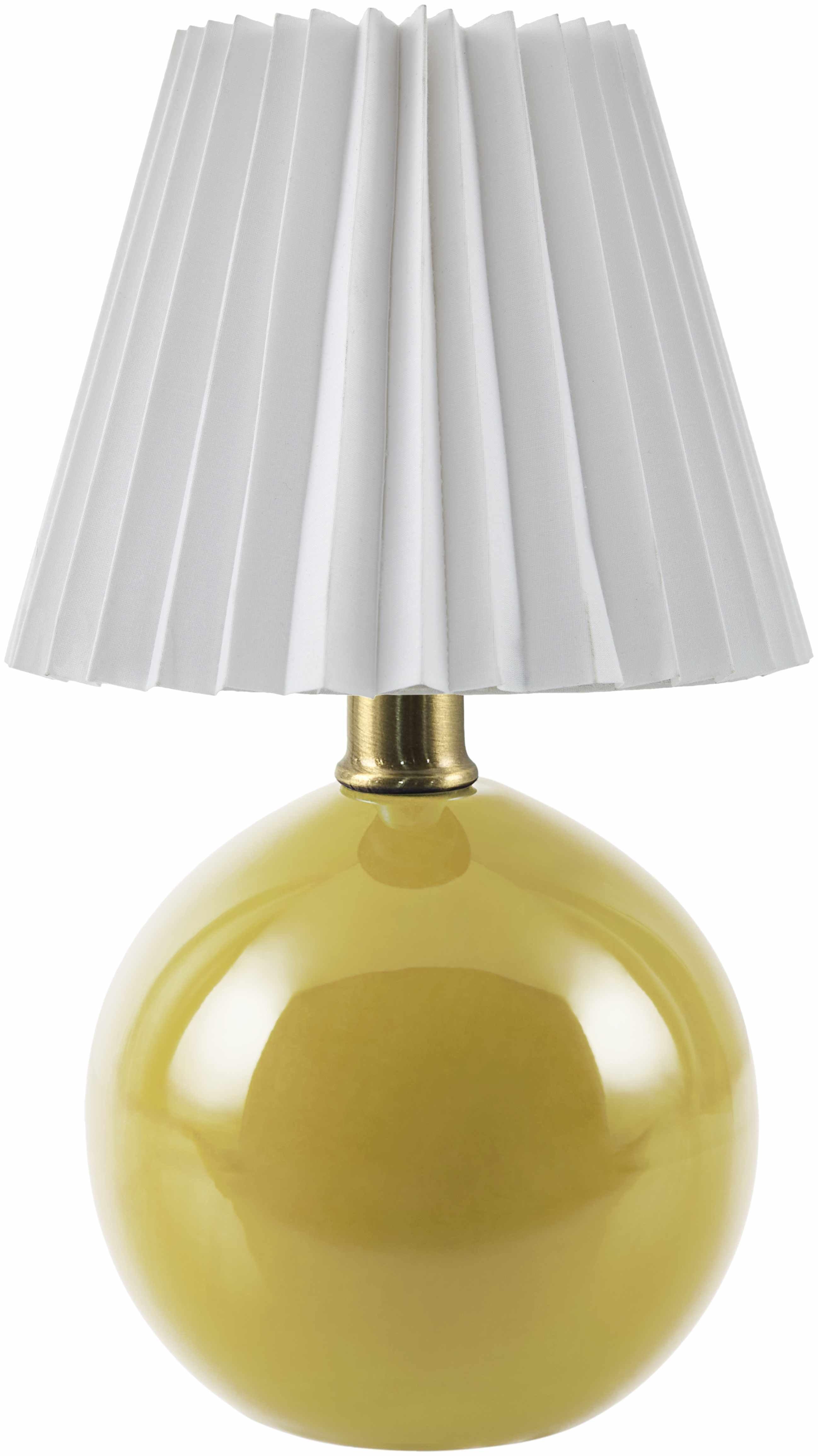 Granjenal Yellow Ceramic Table Lamp - PRHOMZ
