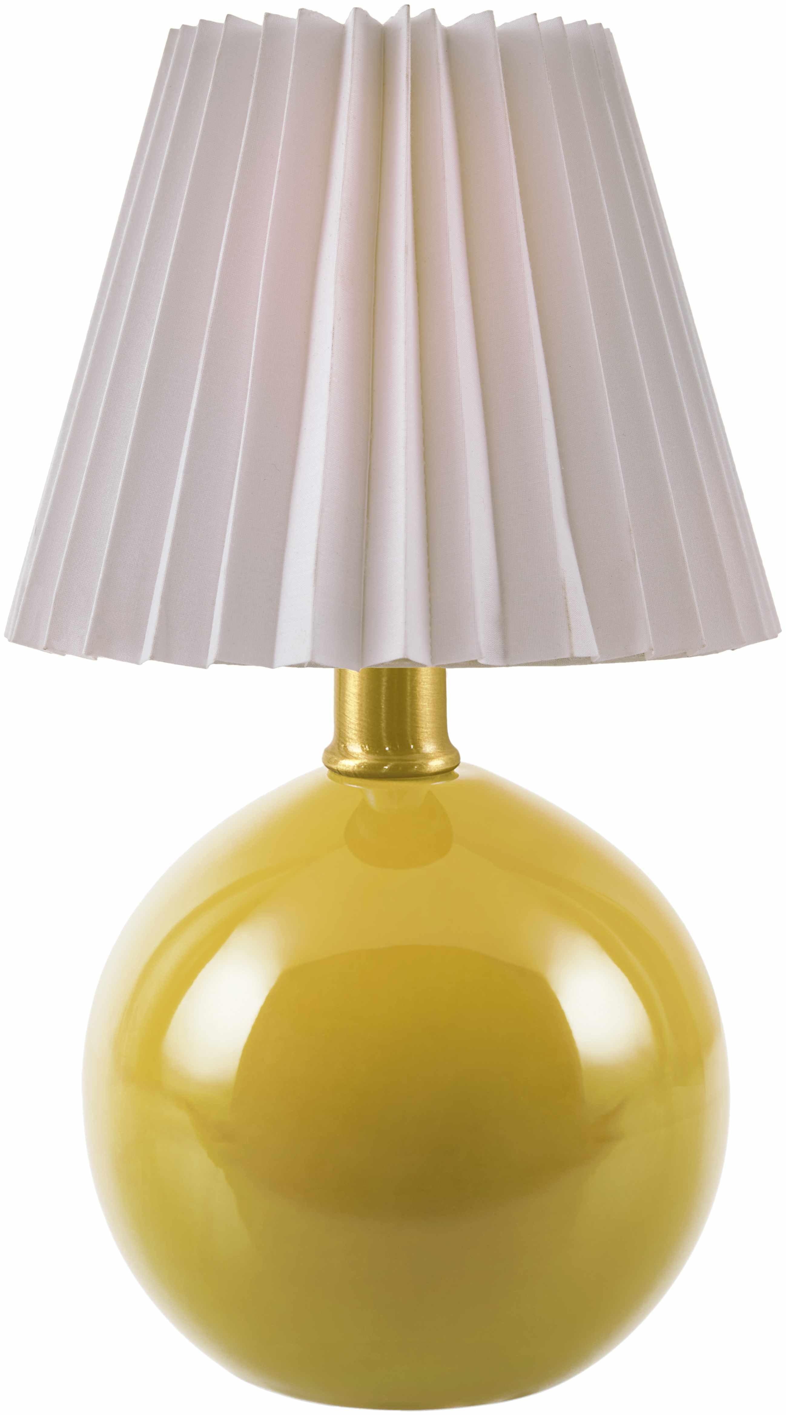 Granjenal Yellow Ceramic Table Lamp - PRHOMZ
