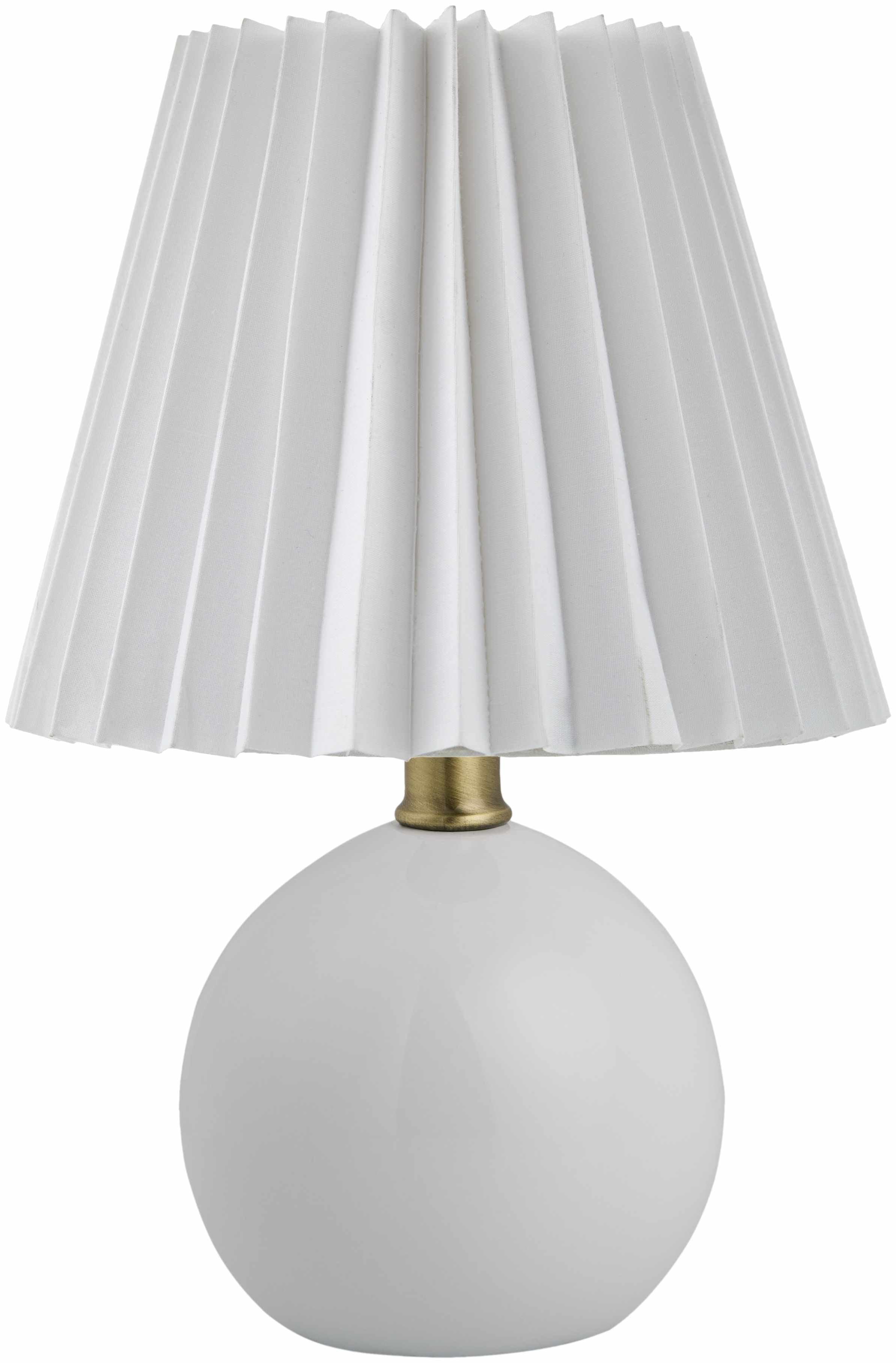 Granjenal Matte White Ceramic Table Lamp - PRHOMZ