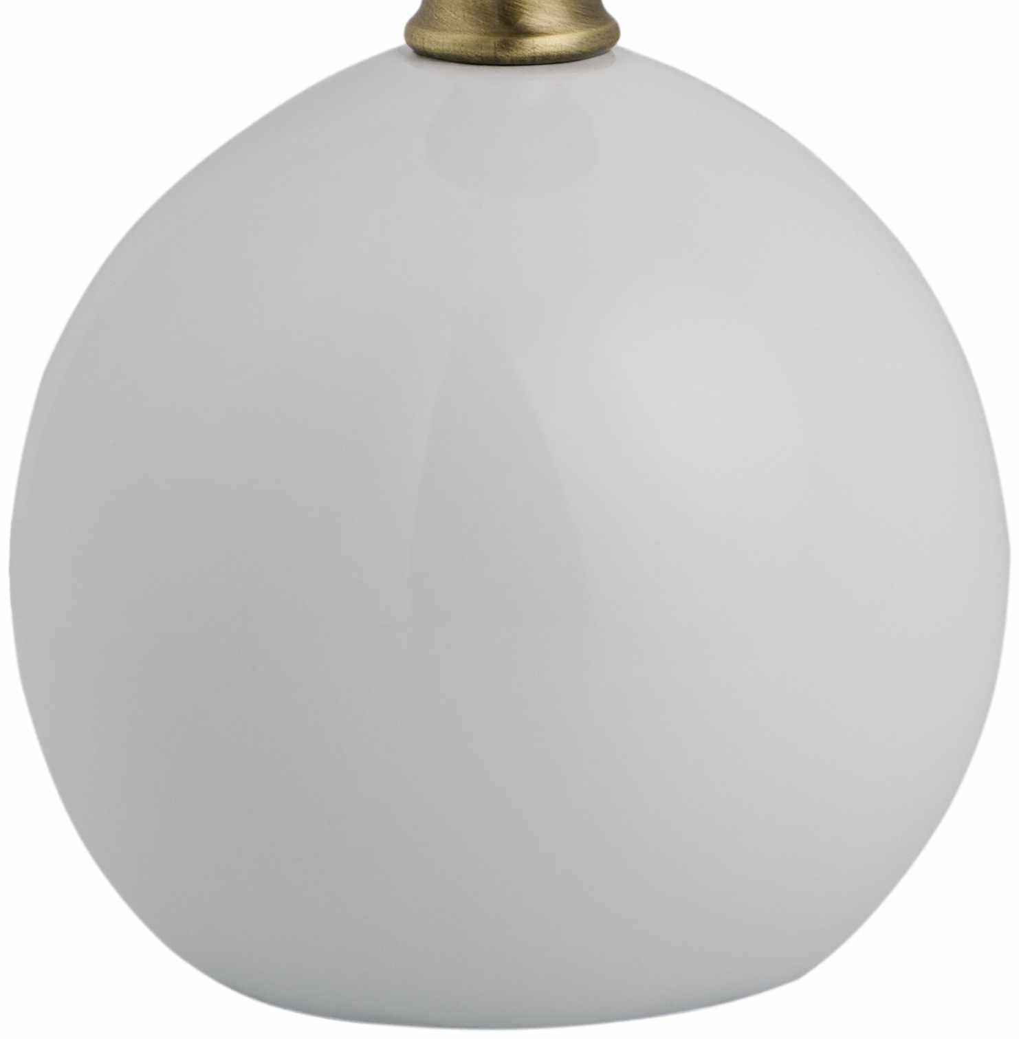 Granjenal Matte White Ceramic Table Lamp - PRHOMZ