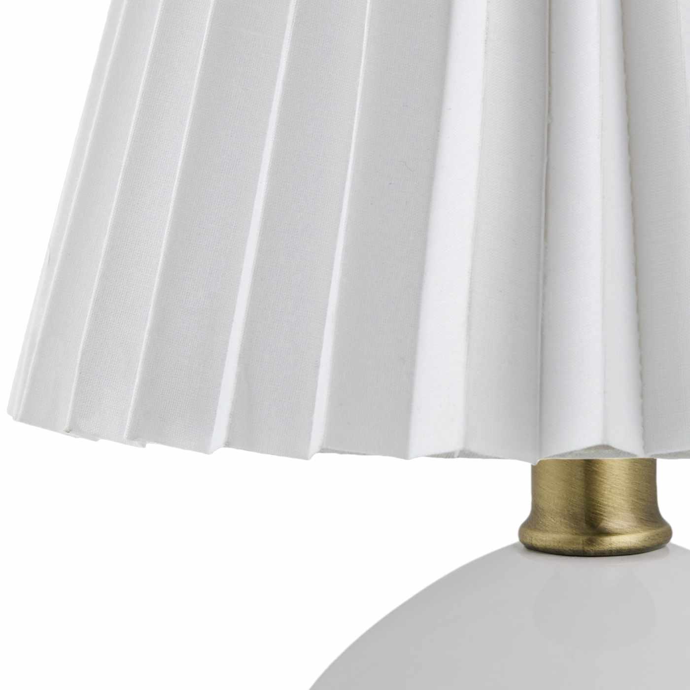 Granjenal Matte White Ceramic Table Lamp - PRHOMZ