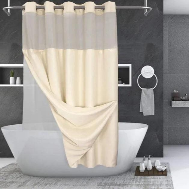 GOSC Collection Hookless and Weighted Shower Curtains 2 PK - PRHOMZ