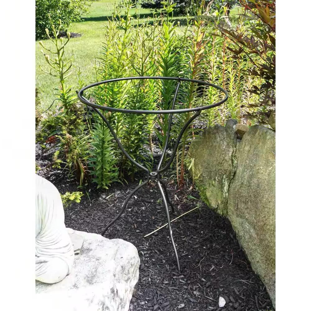 29-inch High Tripod Ring Stand for Birdbath - Bird Bath Bowl Not Included - PRHOMZ