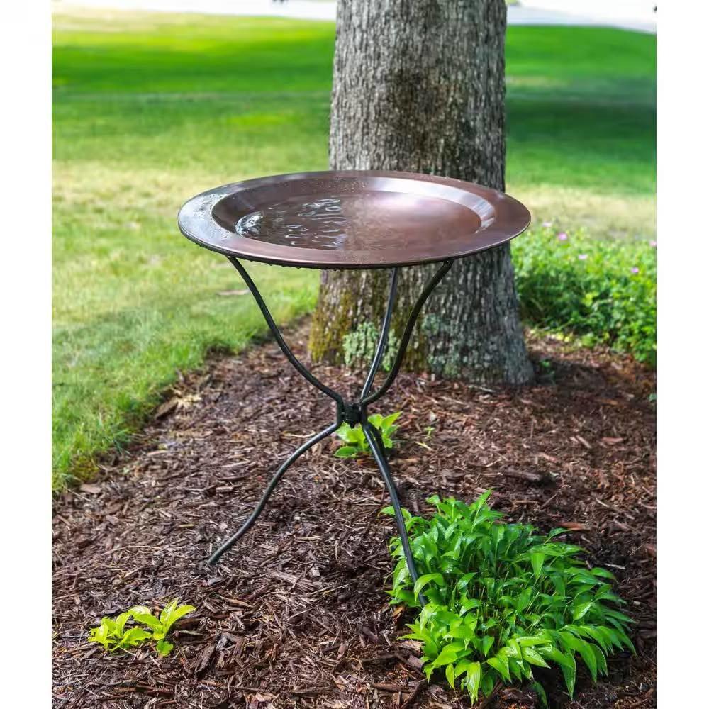 29-inch High Tripod Ring Stand for Birdbath - Bird Bath Bowl Not Included - PRHOMZ