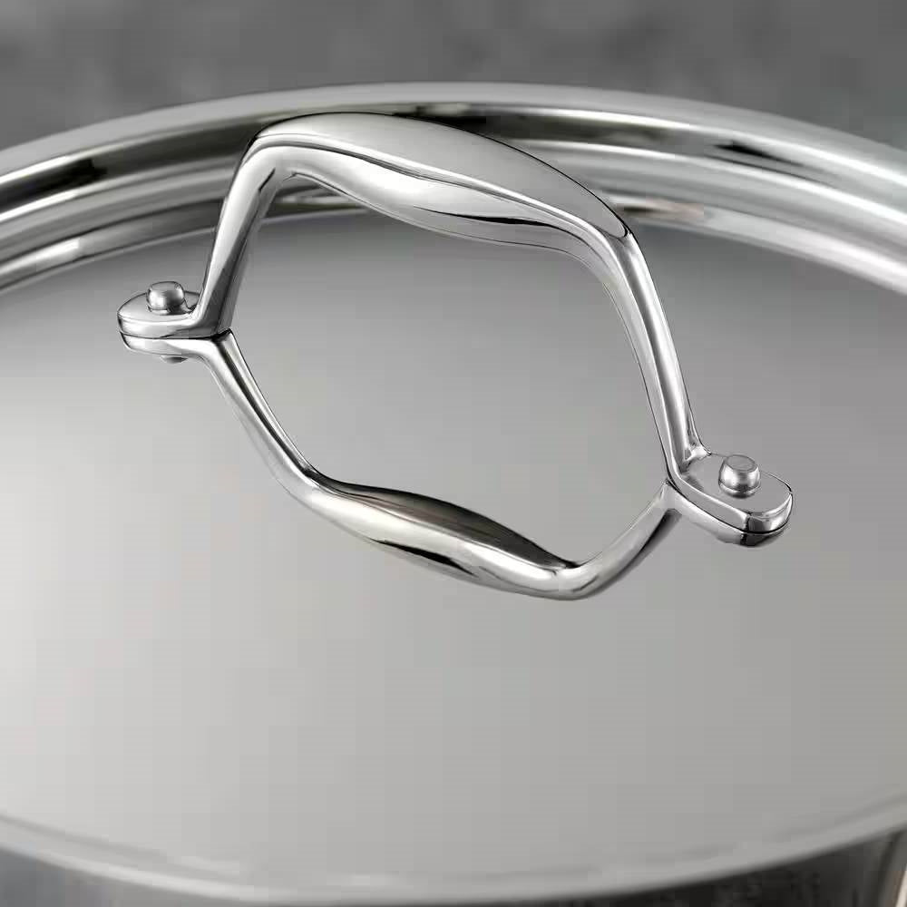 Stainless Steel Tri-Ply Clad 5-Quart Dutch Oven with Lid