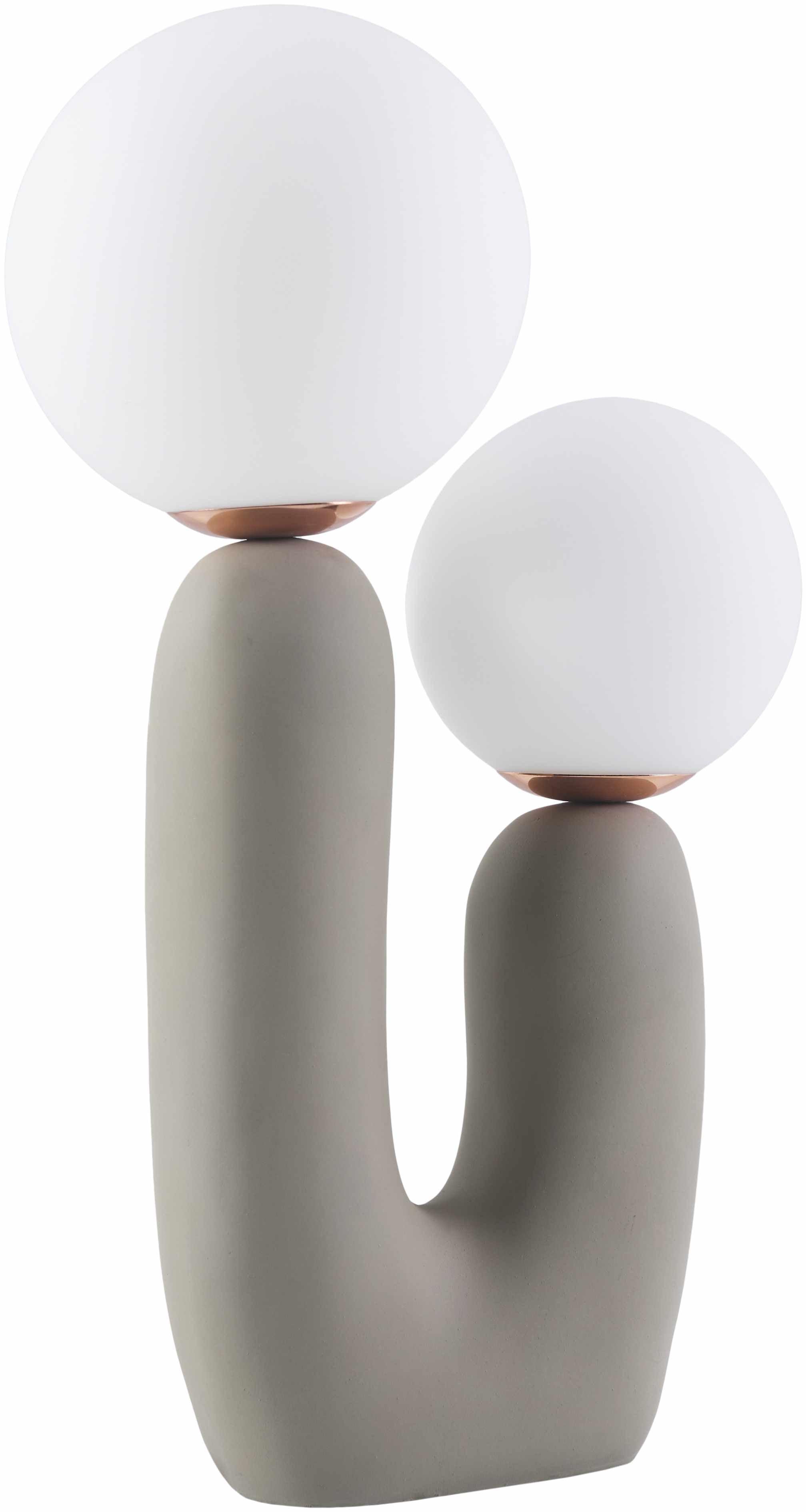 Gallodoro Gray Resin Table Lamp - PRHOMZ