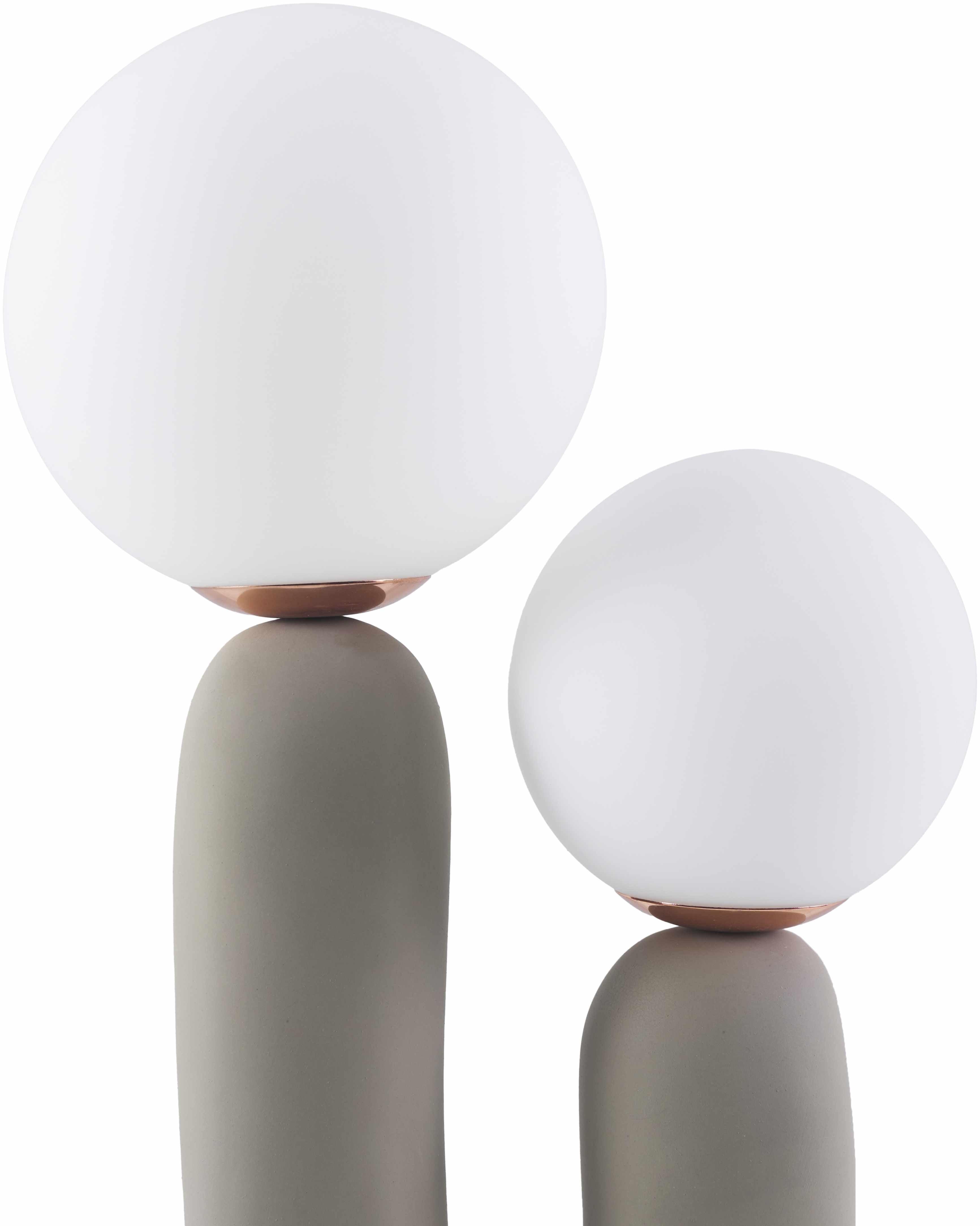 Gallodoro Gray Resin Table Lamp - PRHOMZ