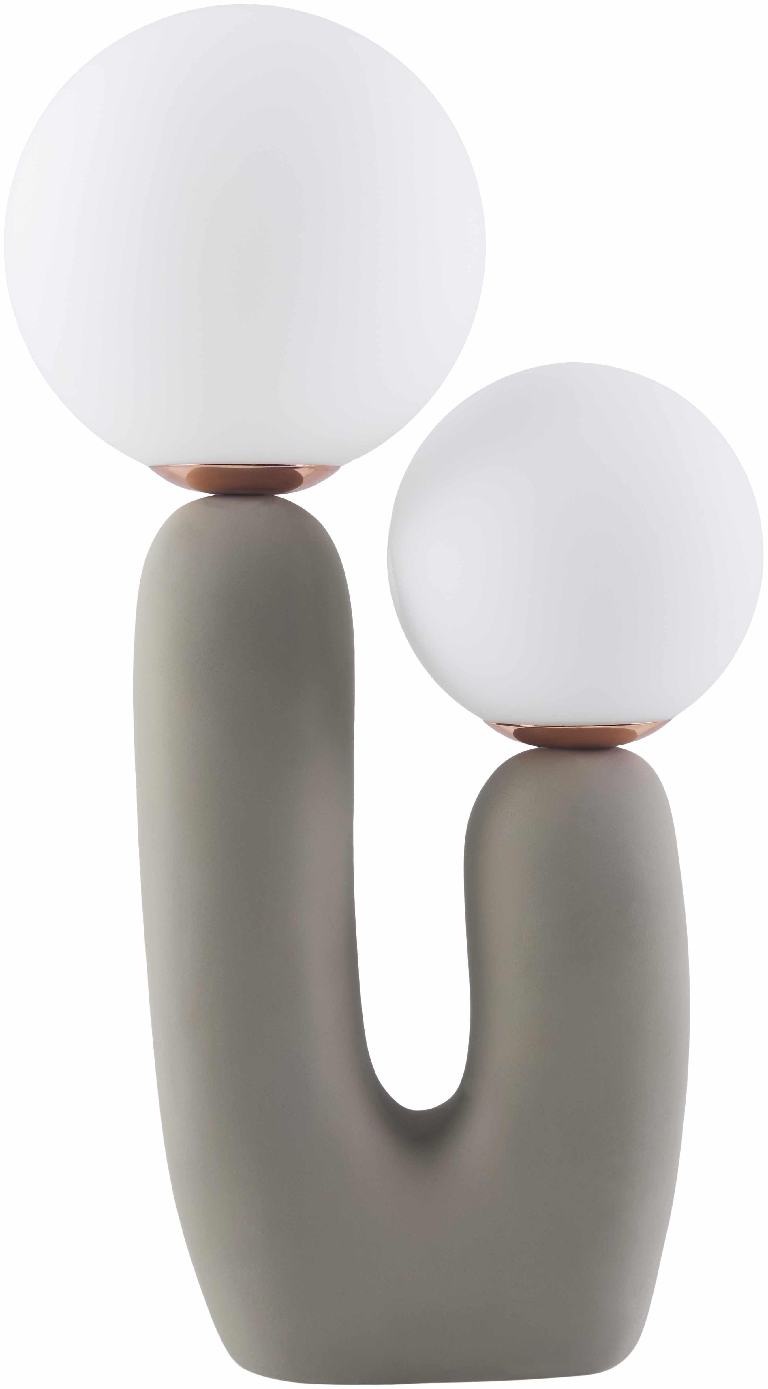 Gallodoro Gray Resin Table Lamp - PRHOMZ