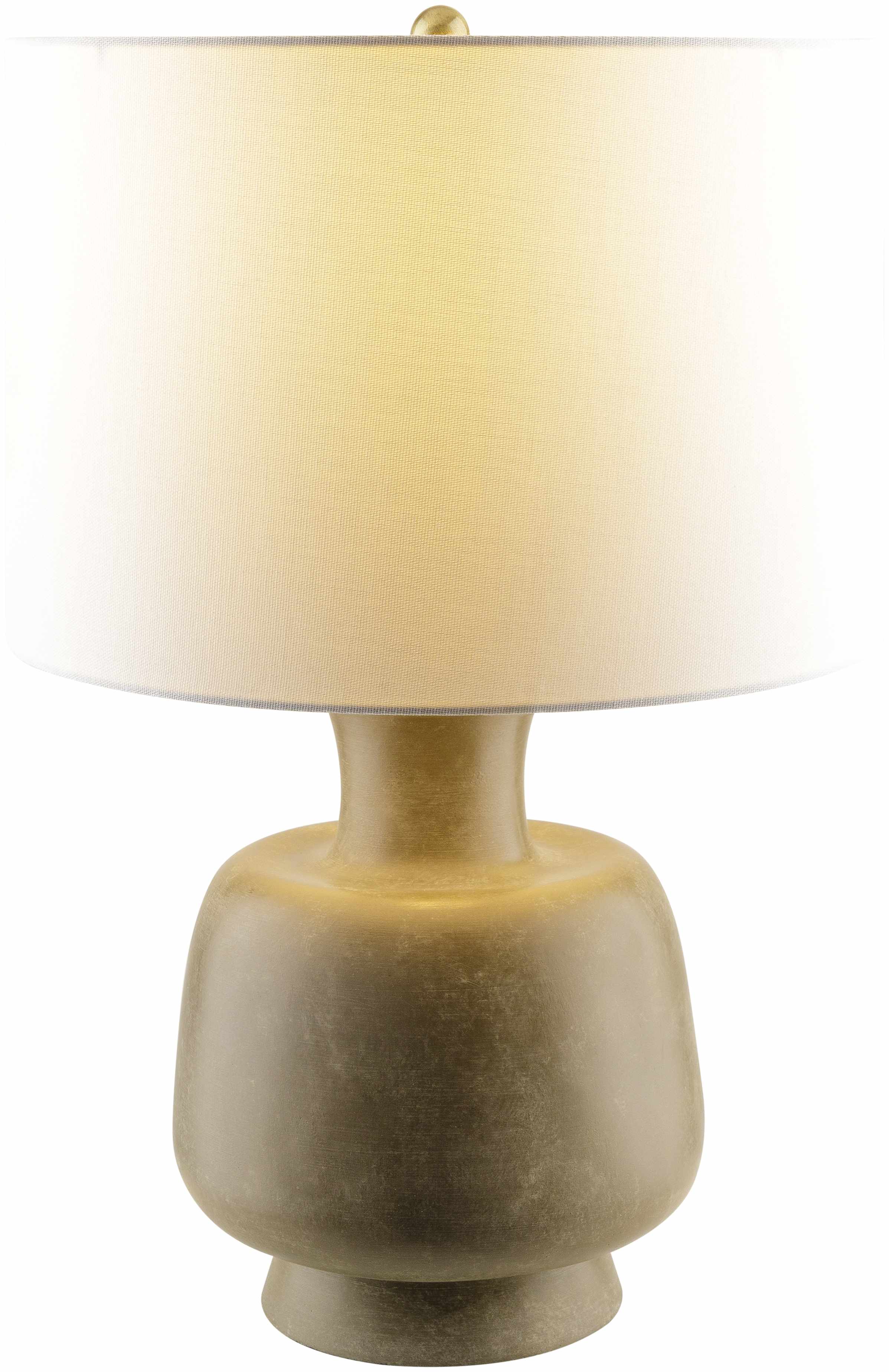 Gifflenga Textured Gray Resin Table Lamp-1