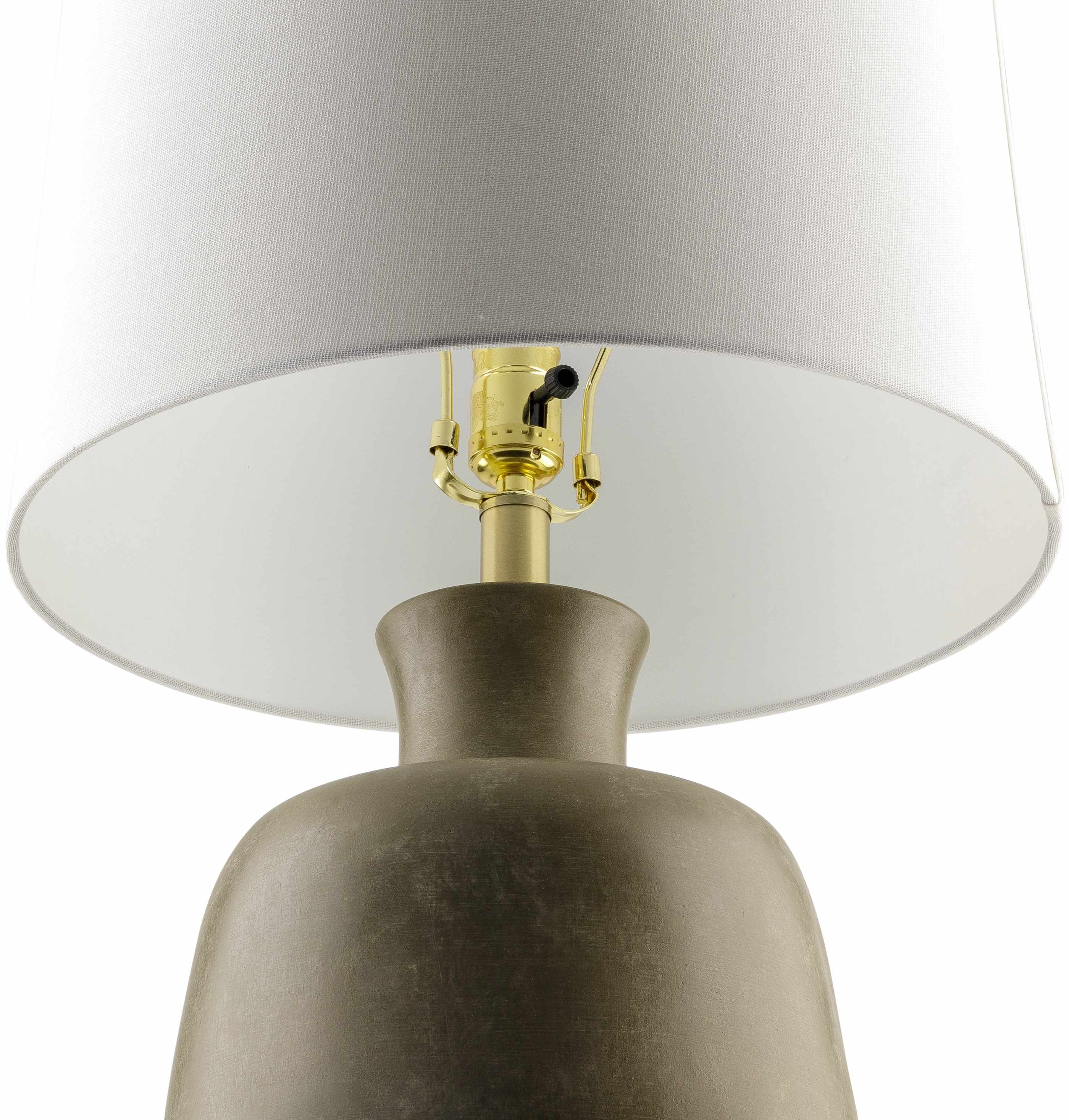 Gifflenga Textured Gray Resin Table Lamp-3