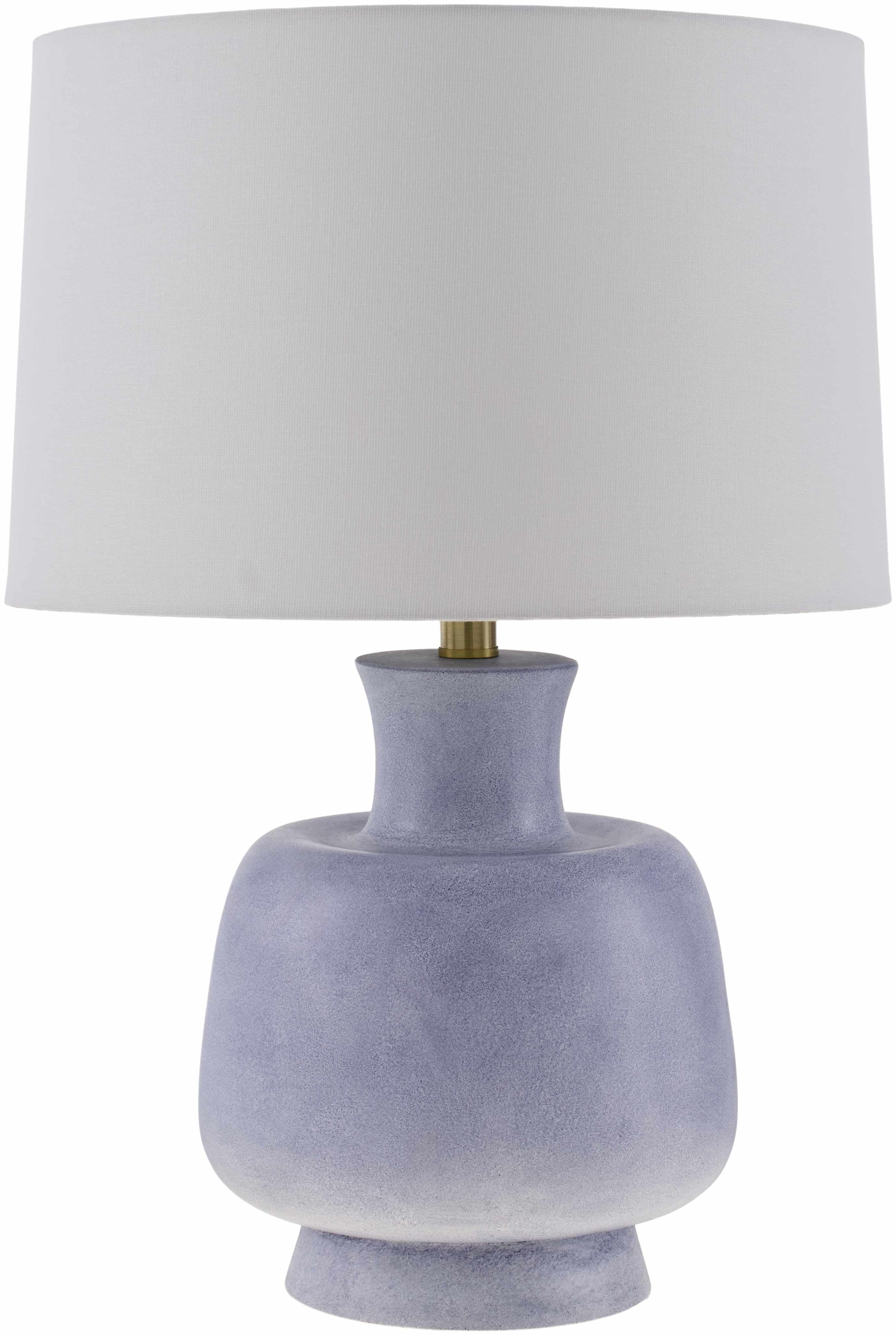 Gifflenga Textured Blue Resin Table Lamp-0
