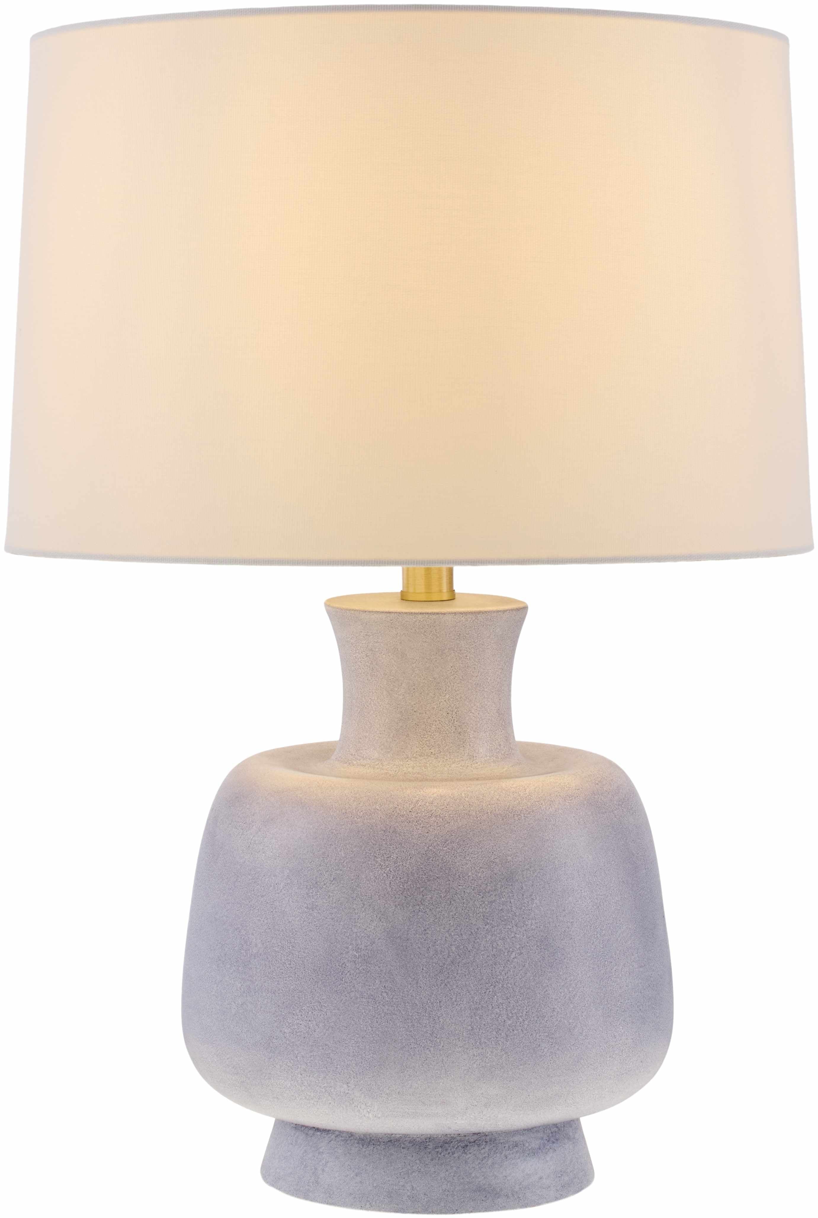 Gifflenga Textured Blue Resin Table Lamp-1